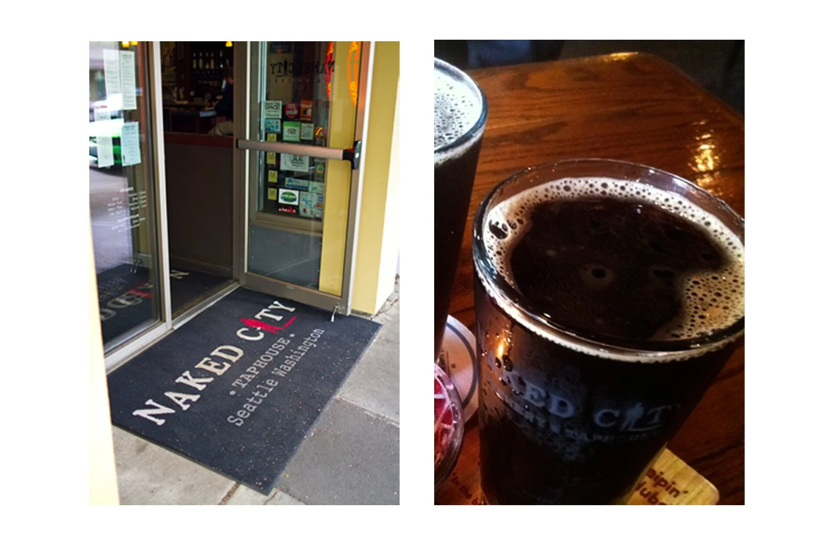 Developed logotype and comprehensive brand identity for Naked City Brewery and Taphouse.