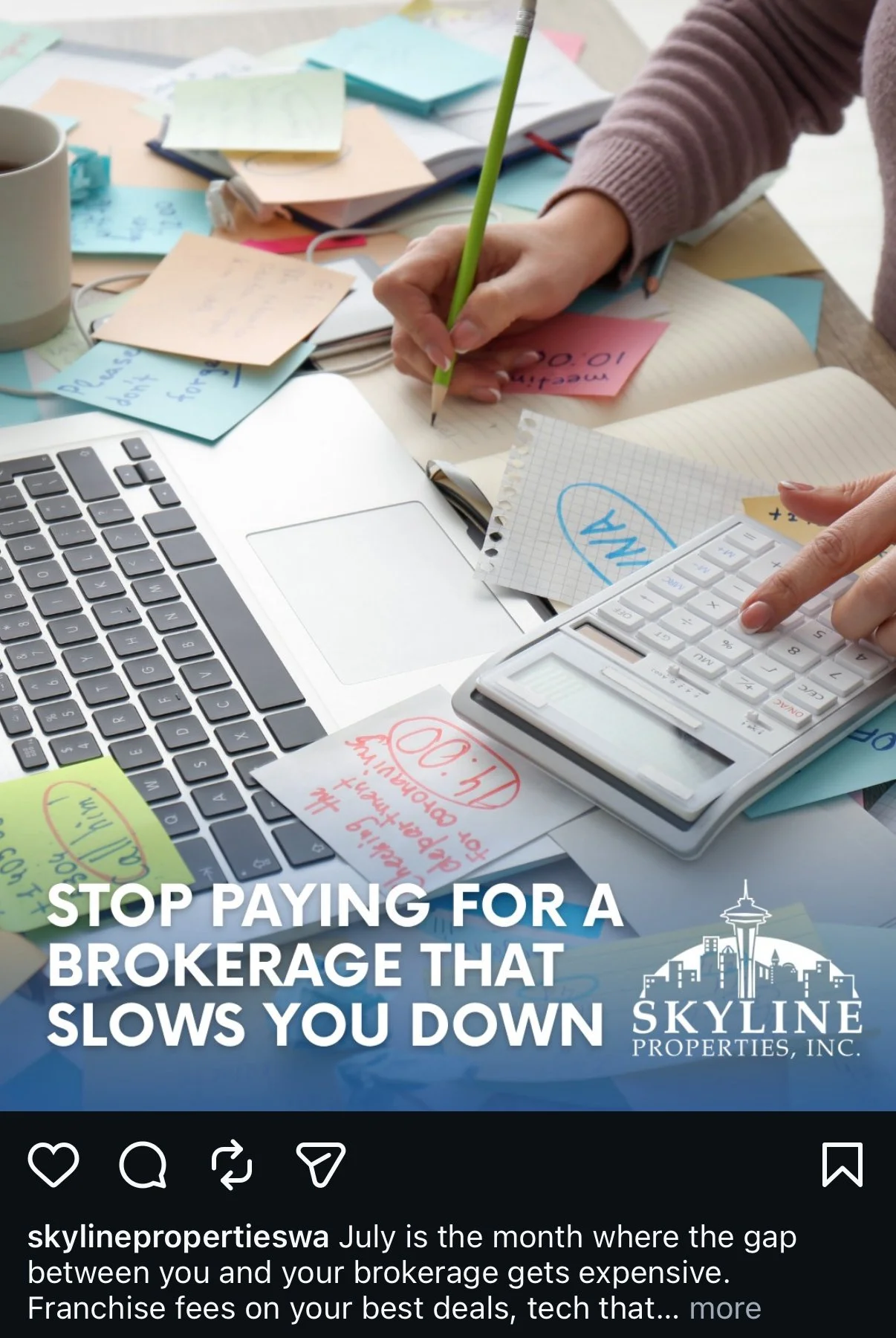 Maintained online presence and unified visual branding across diverse portfolios for 20+ corporate clients, like Skyline Properties