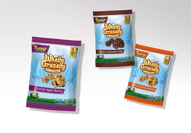 Created logotype and comprehensive brand identity. Designed three complete product lines for Funley’s® Delicious aligned with brand identity to maximize retail placement and market outreach.