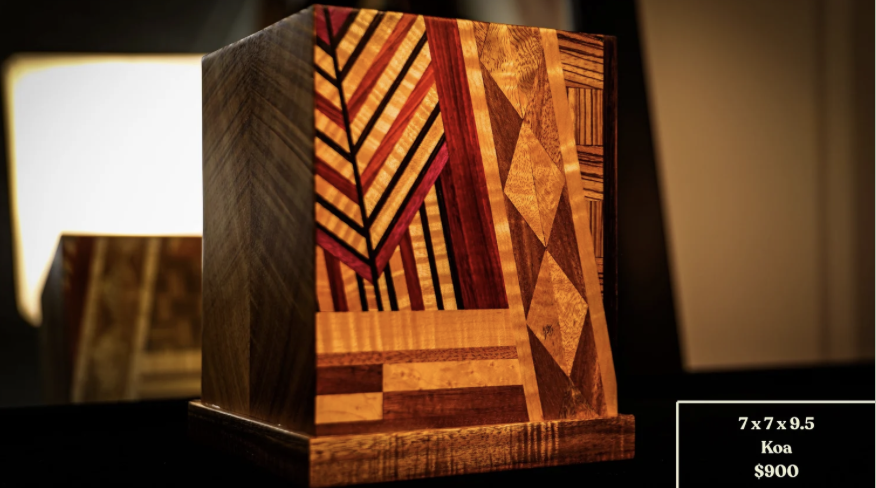 Koa Urn
