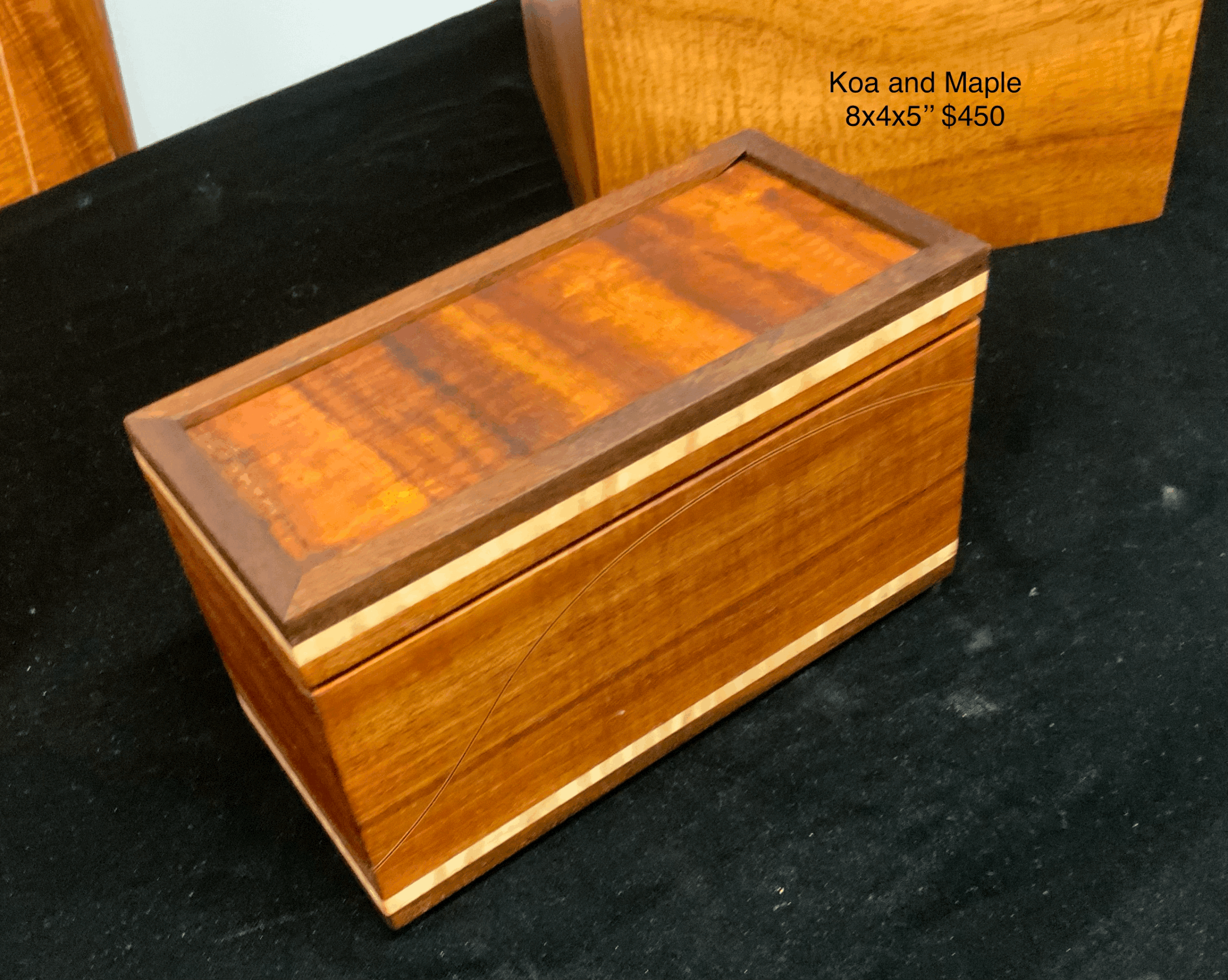 Koa & Maple Keepsake Box