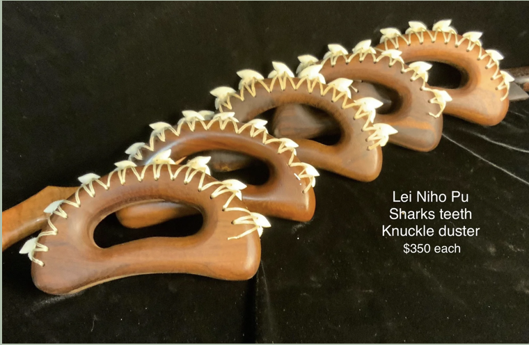 Lei Niho Pu Sharks Teeth Knuckle Duster