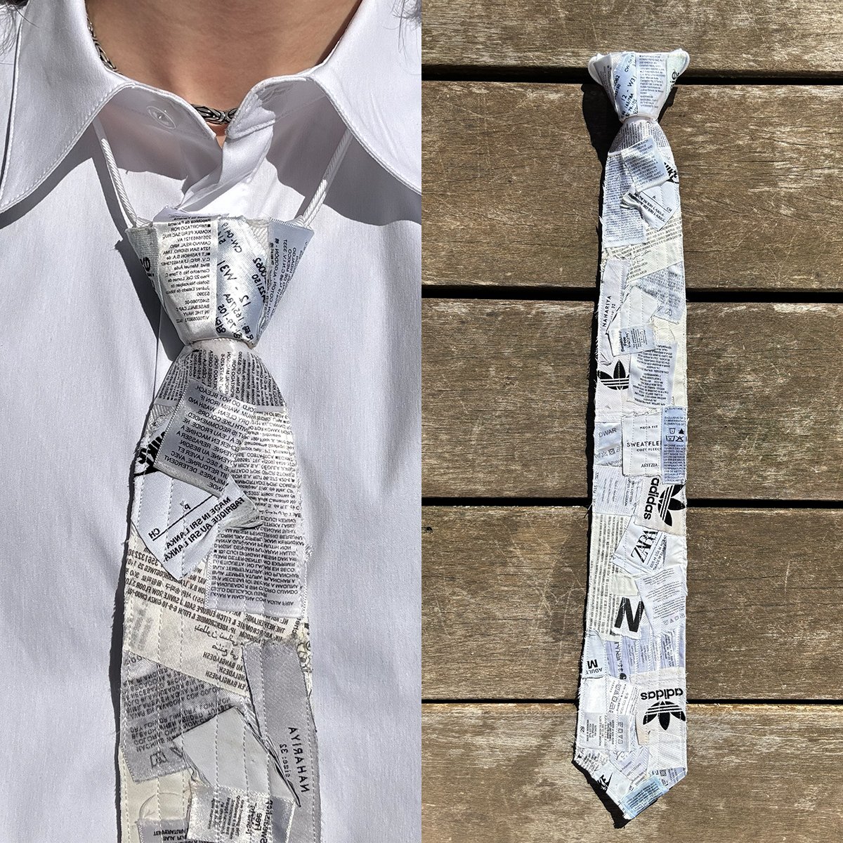 Tag Tie - Achromatic Edition