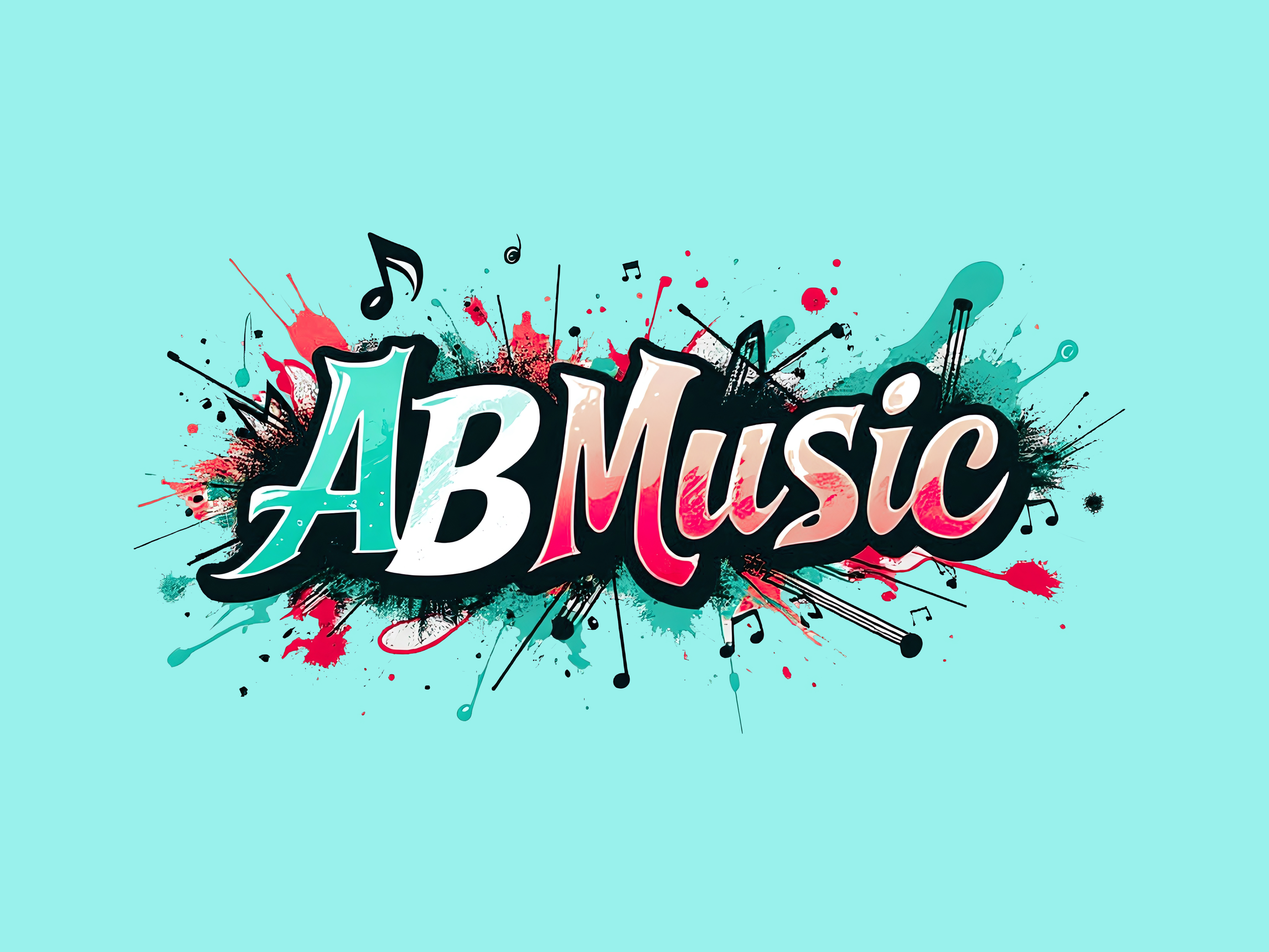 ABMusic logo - private music lessons in Renton Highlands, WA