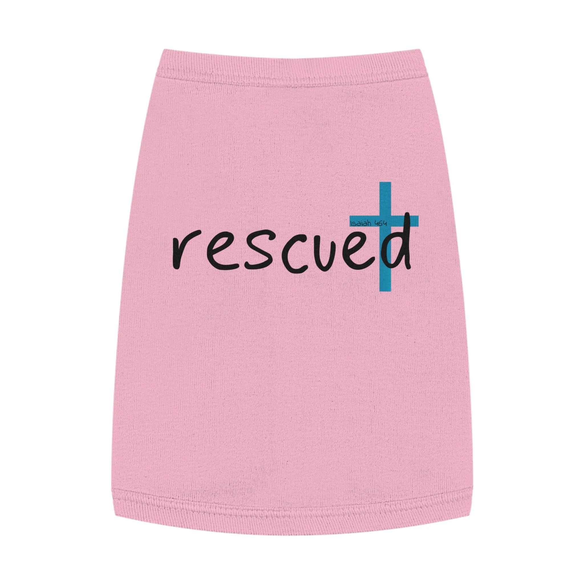 Pet Tank Top — "Rescued" (matching to Lily's Cruiser Line")
