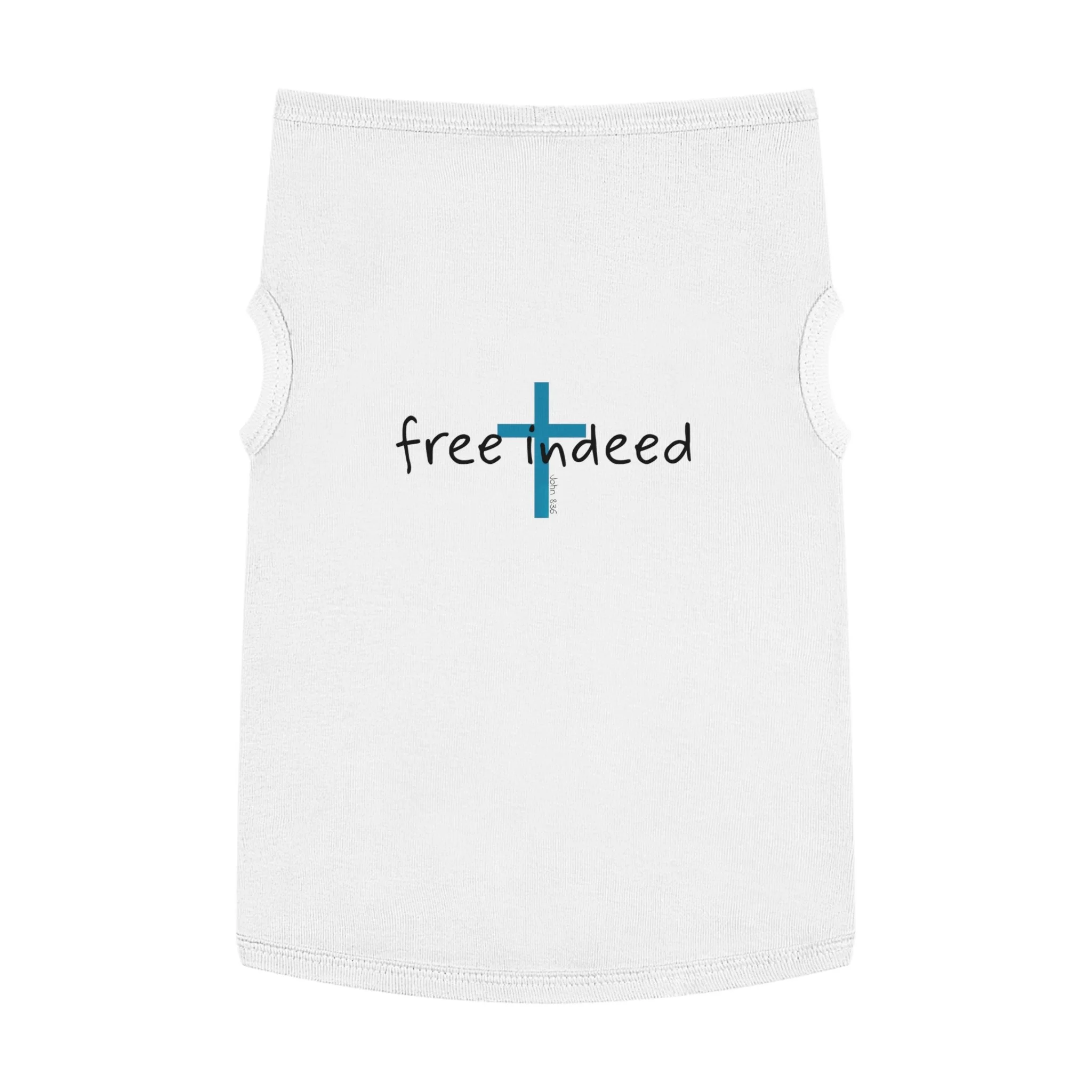 Pet Tank Top — "Free Indeed" (matching to Lily's Cruiser Line")