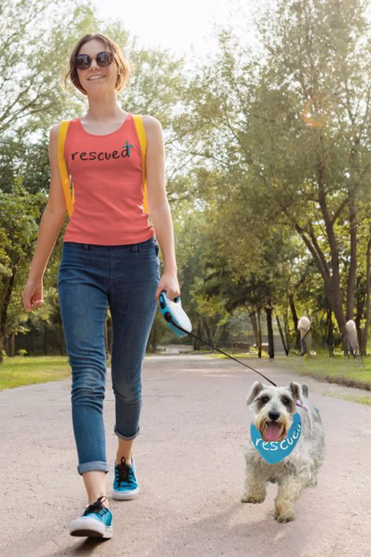 Women's "Rescued" Tank Top (matching to Lily's Cruiser Line")