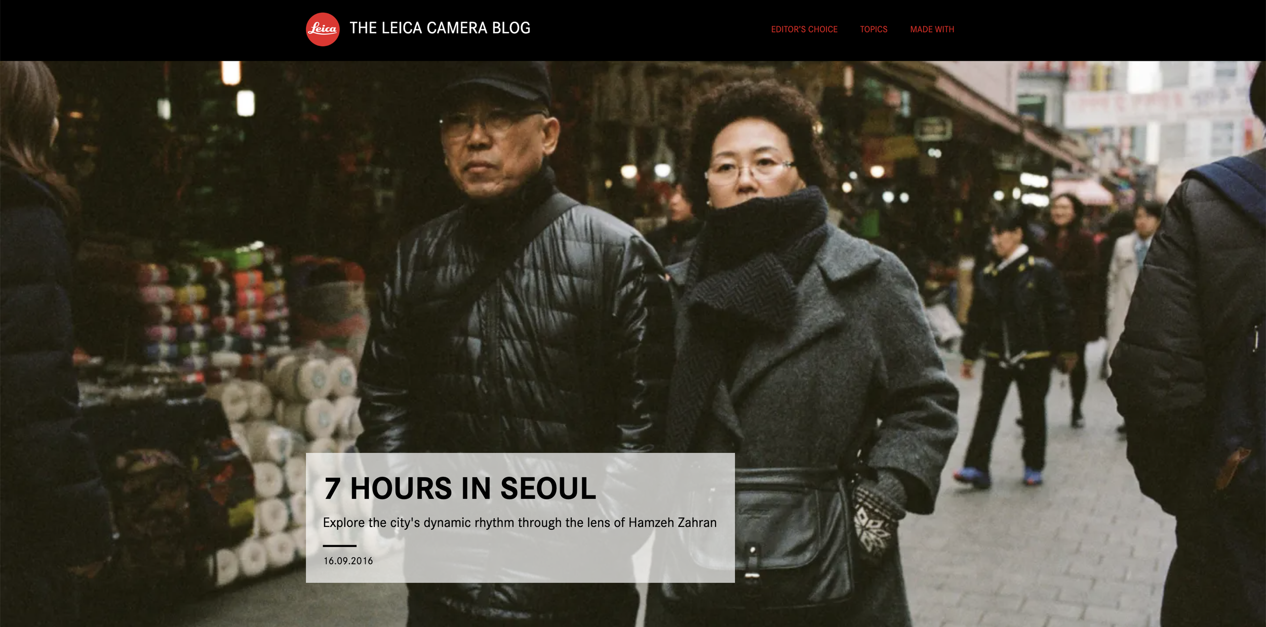 "7 Hours in Seoul" - Leica Camera Blog