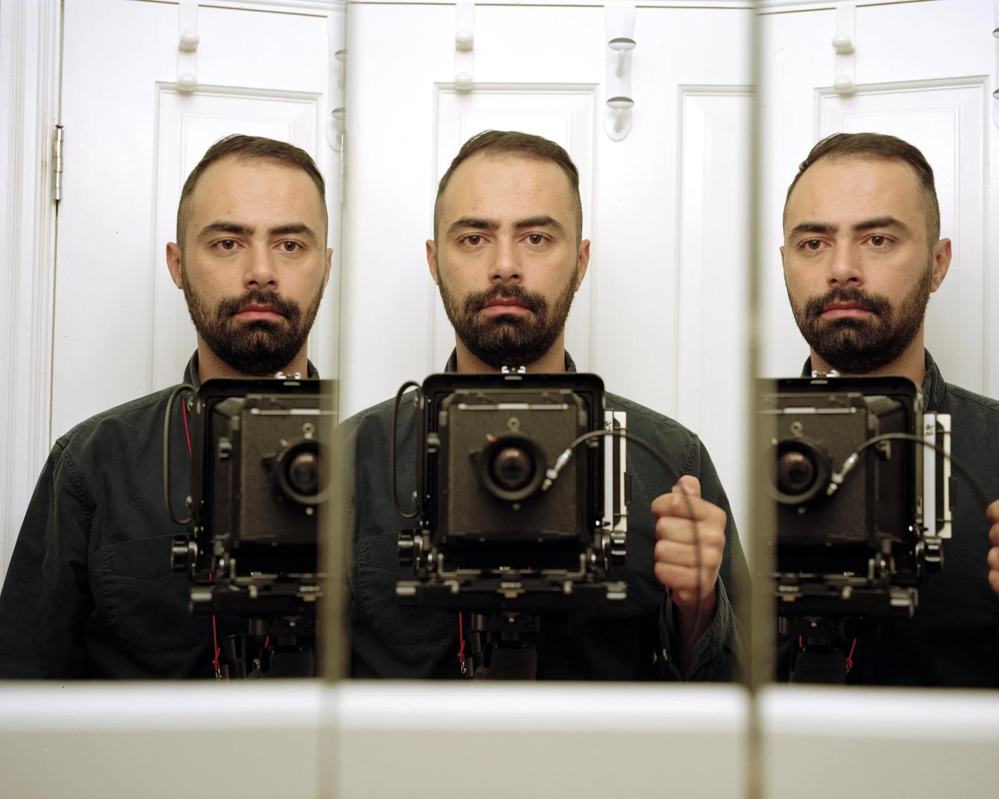 Portrait of Hamzeh Zahran, Jordanian-American lens-based artist
