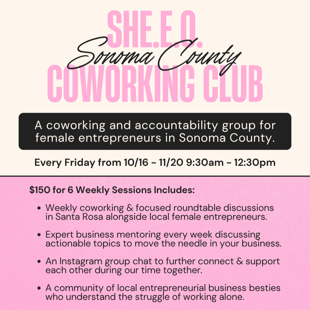 10/16 - 11/20 SHE.E.O. Coworking Club