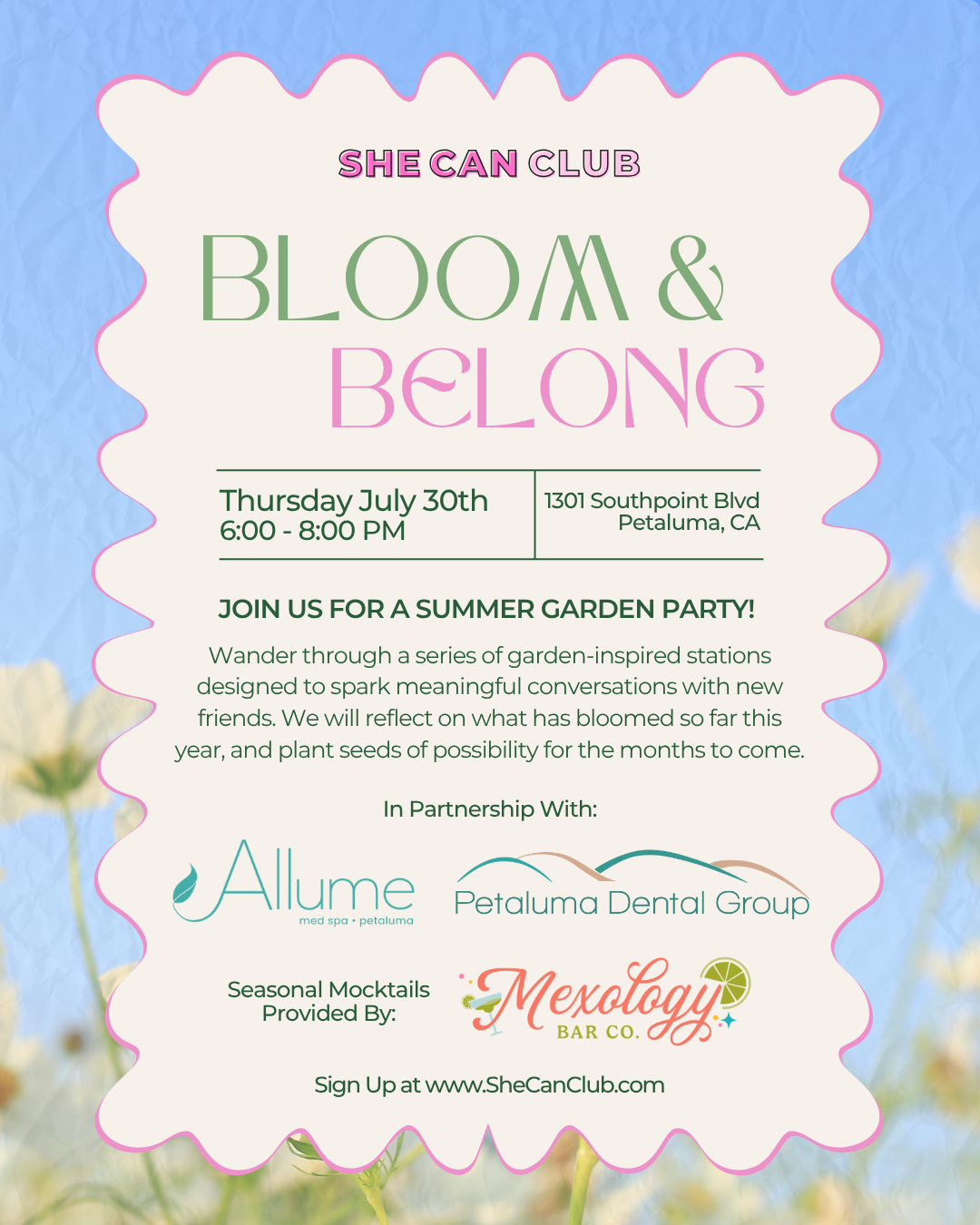 7/30 Bloom & Belong Summer Garden Party