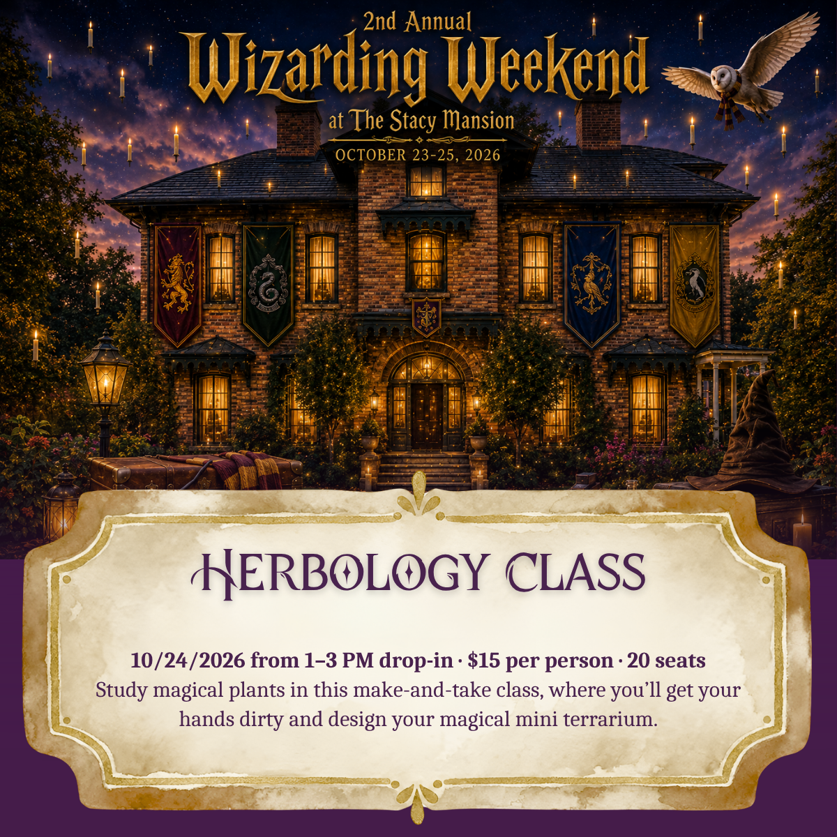 Wizarding Weekend: Herbology Class