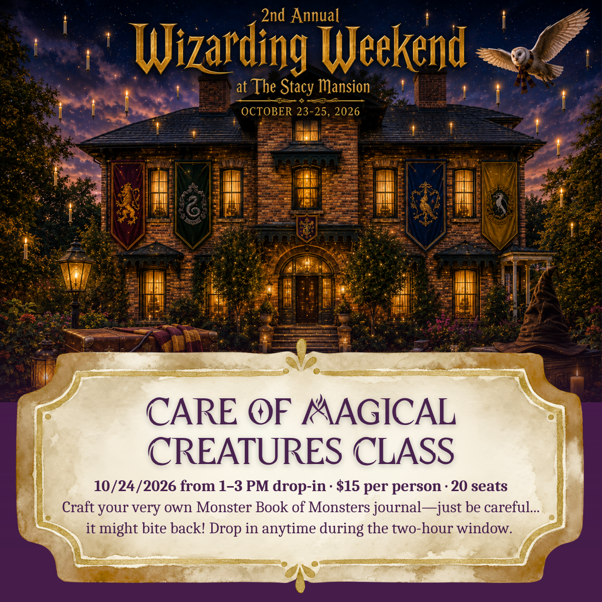2026 Wizarding Weekend Class - Care of Magical Creatures