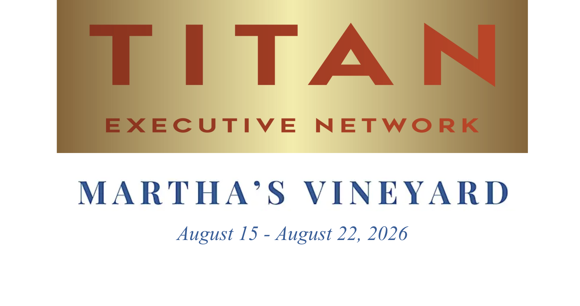 TITANs on The Vineyard