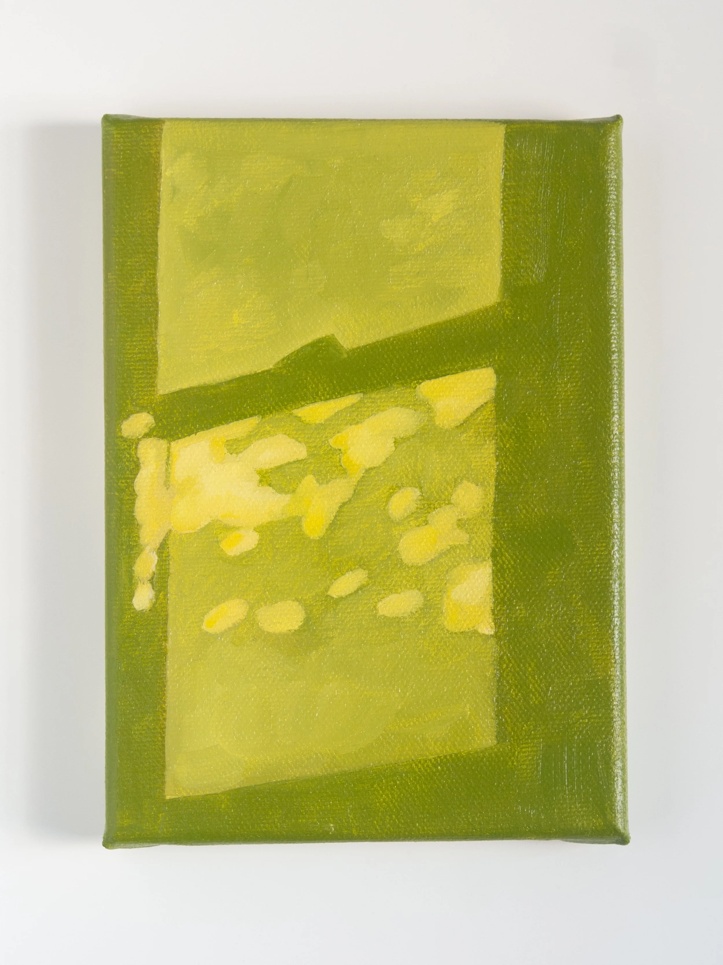 A Peaceful Window, 2024, oil paint on canvas, 12.7cm x 17.8cm