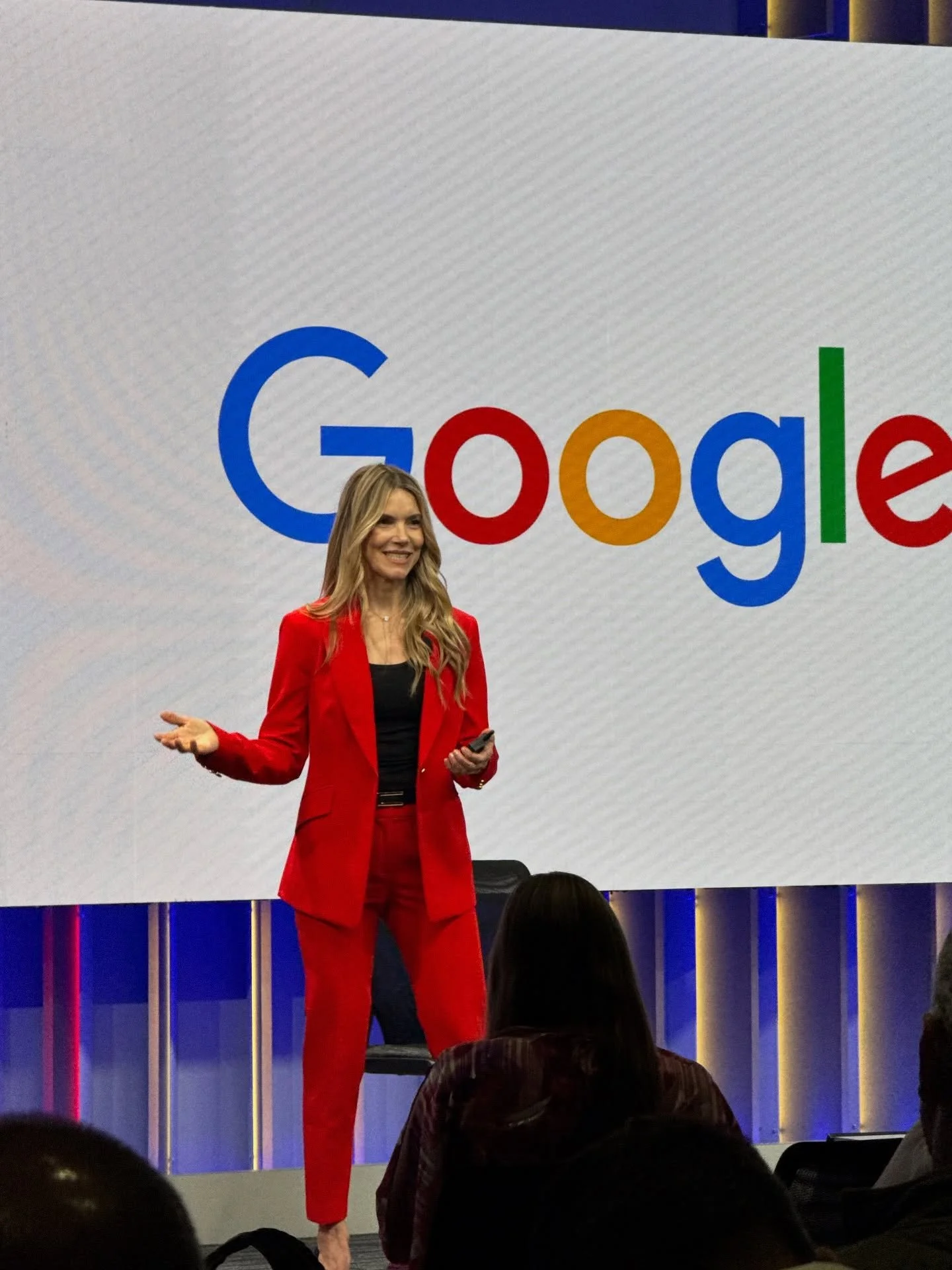 Speaking at Google Cloud was such an honor. Before their Q4 push, I led the team through somatic exercises and mindful movement a reset of breath, body, and awareness. Useful tools for stressful meetings and in the workplace environment.

Technology 