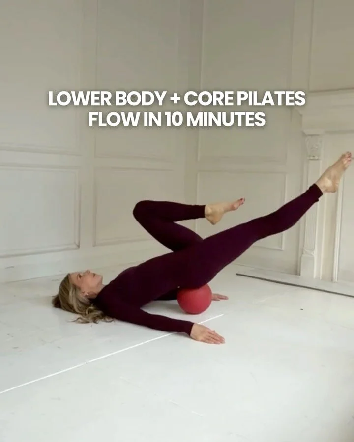 Your lower body and core are about to thank you. Grab your Pilates ball and save this 10-minute flow for days when you need something effective but doable.