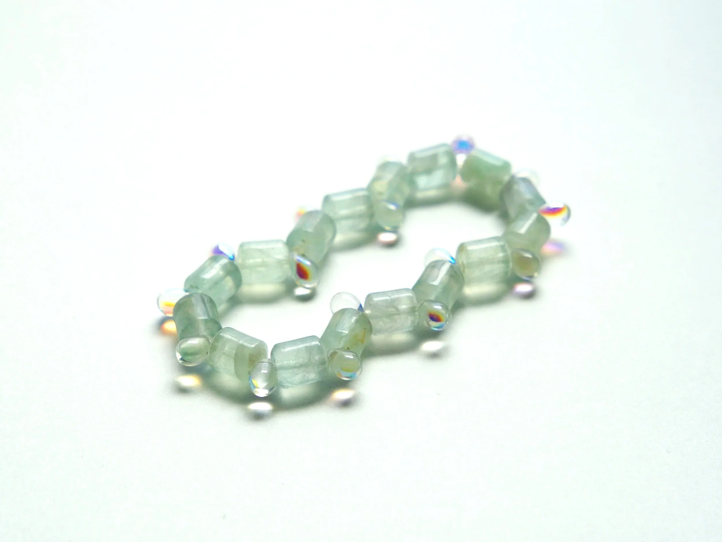 B17+Flourite+cylinders+irridescent+clear+glass+2.jpg