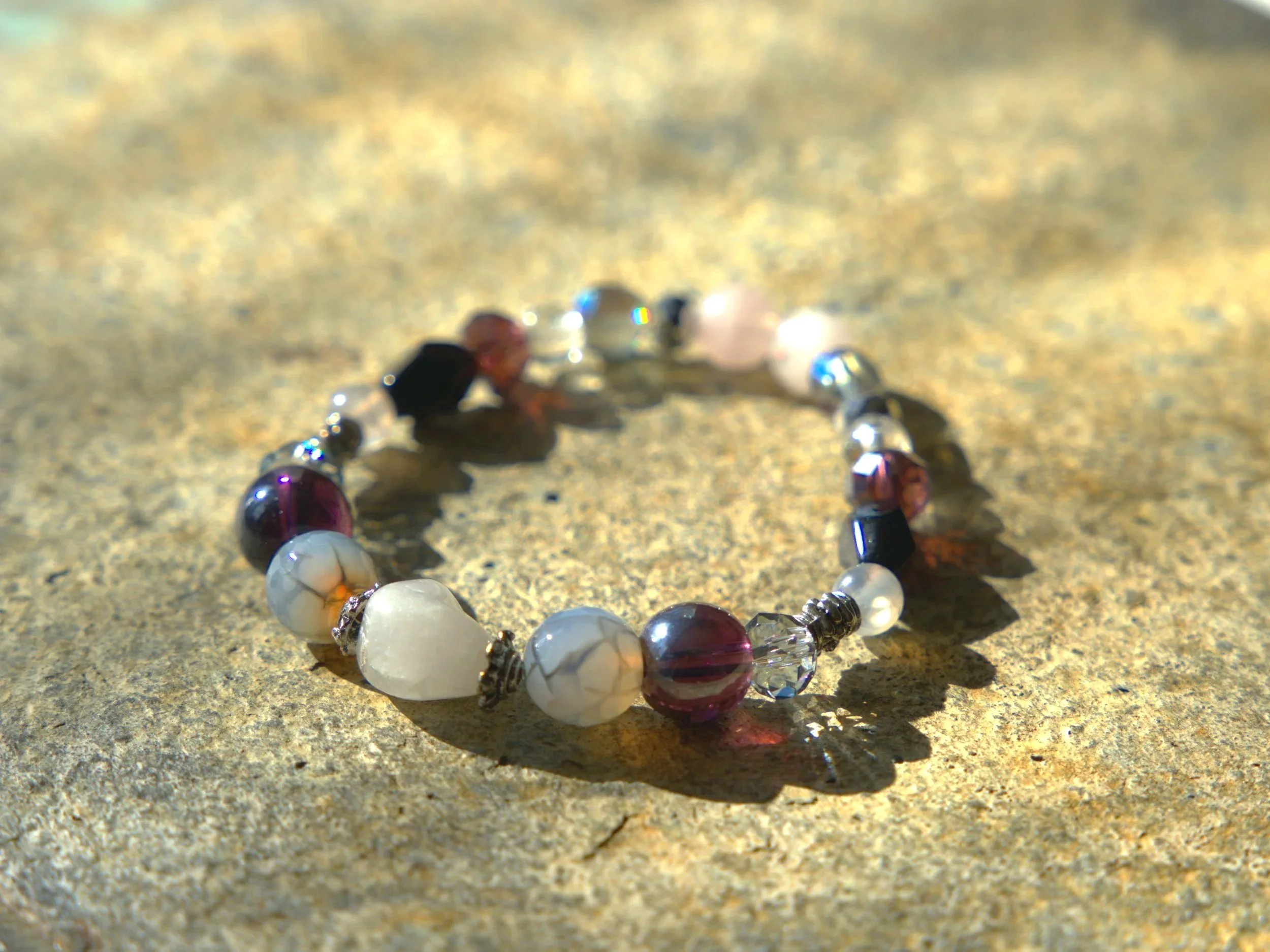 B14+Quartz+Dragon+Agate+Purple+Glass+Hematite+Crystal+Rose+Quartz+1.jpg