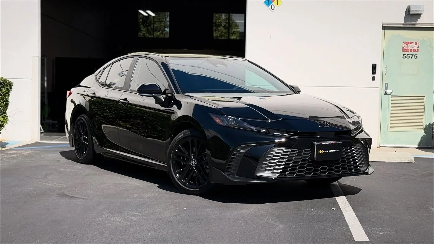 Full protection package for this 2025 Toyota Camry 🔥
✅ 35% front sides, 15% rear sides + back, and 70% front windshield ceramic tint @profection.usa 
✅ Full front paint protection film @ultrafit_protection 
✅ Ceramic coating on the rest of the car @