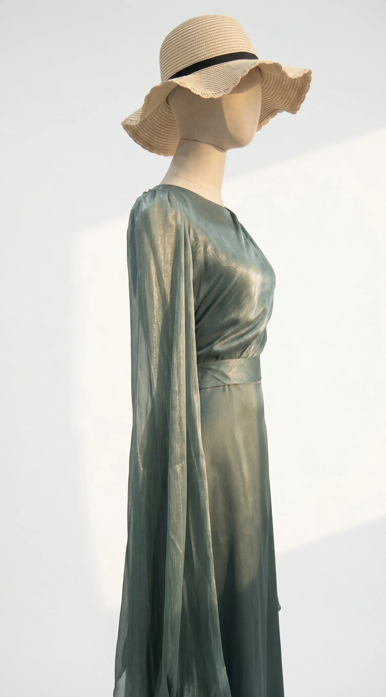 The Statement Sleeve Dress_Green2.jpg
