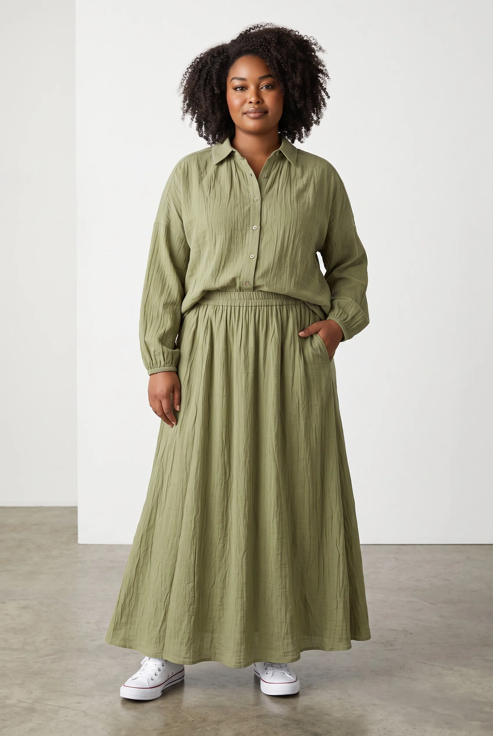 Shirt & Skirt Set