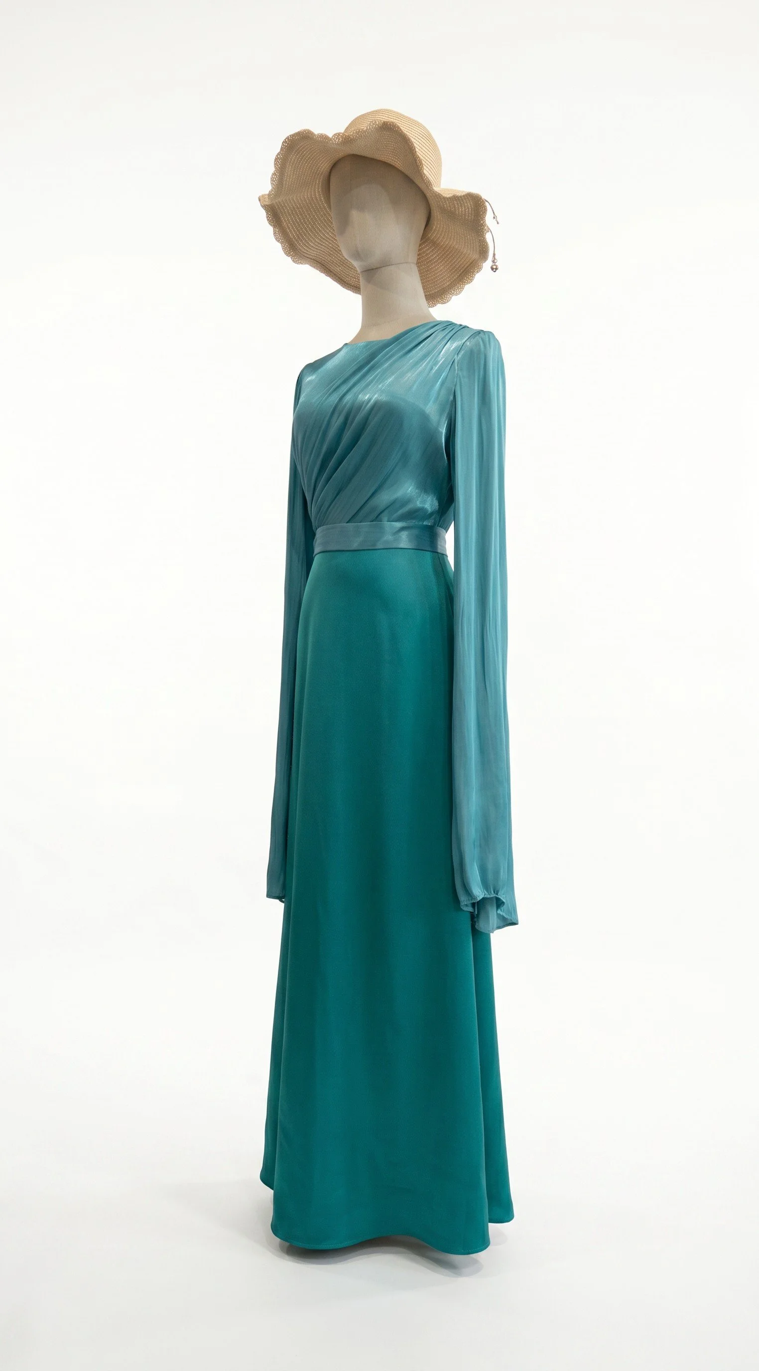The Statement Sleeve Dress_Dark Green2.jpg