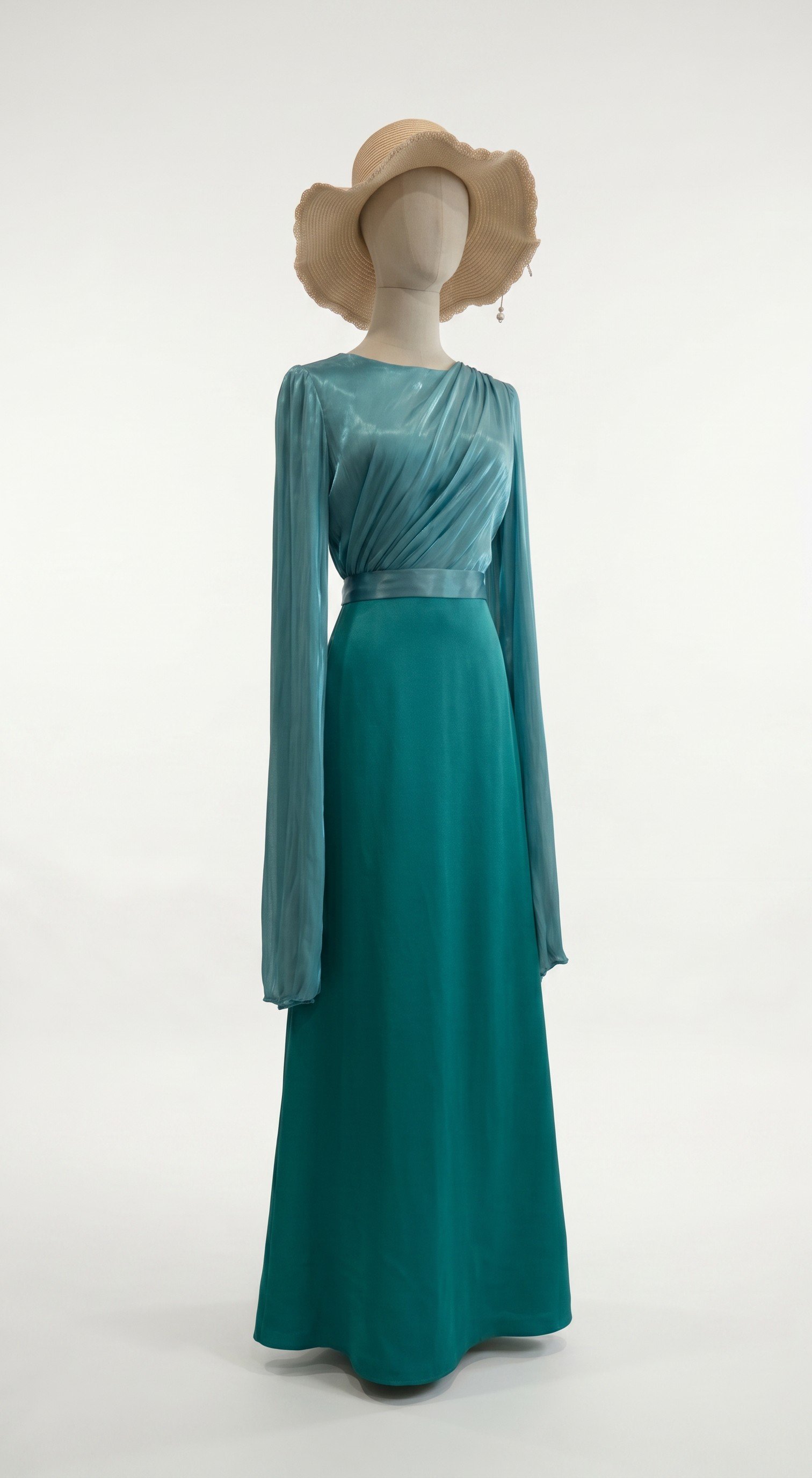 The Statement Sleeve Dress_Dark Green3.jpg