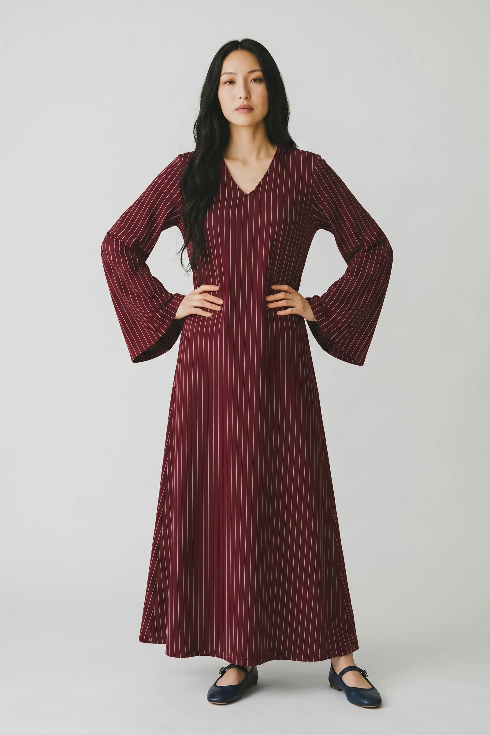 The Lineard Dress_Red_Model.jpg