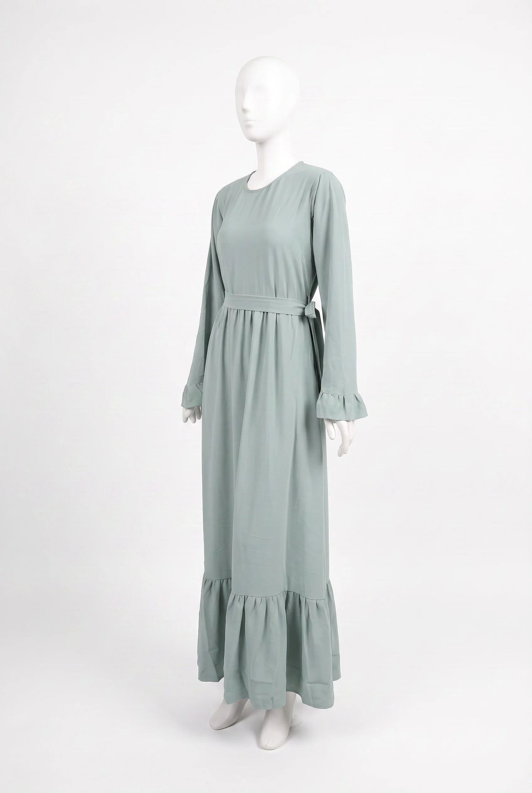 Maxi Dress w Puff Sleeve_Green2.jpg