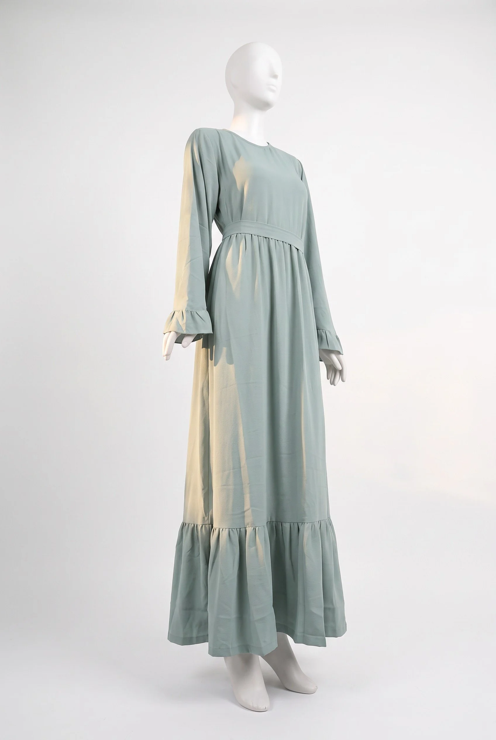 Maxi Dress w Puff Sleeve_Green3.jpg