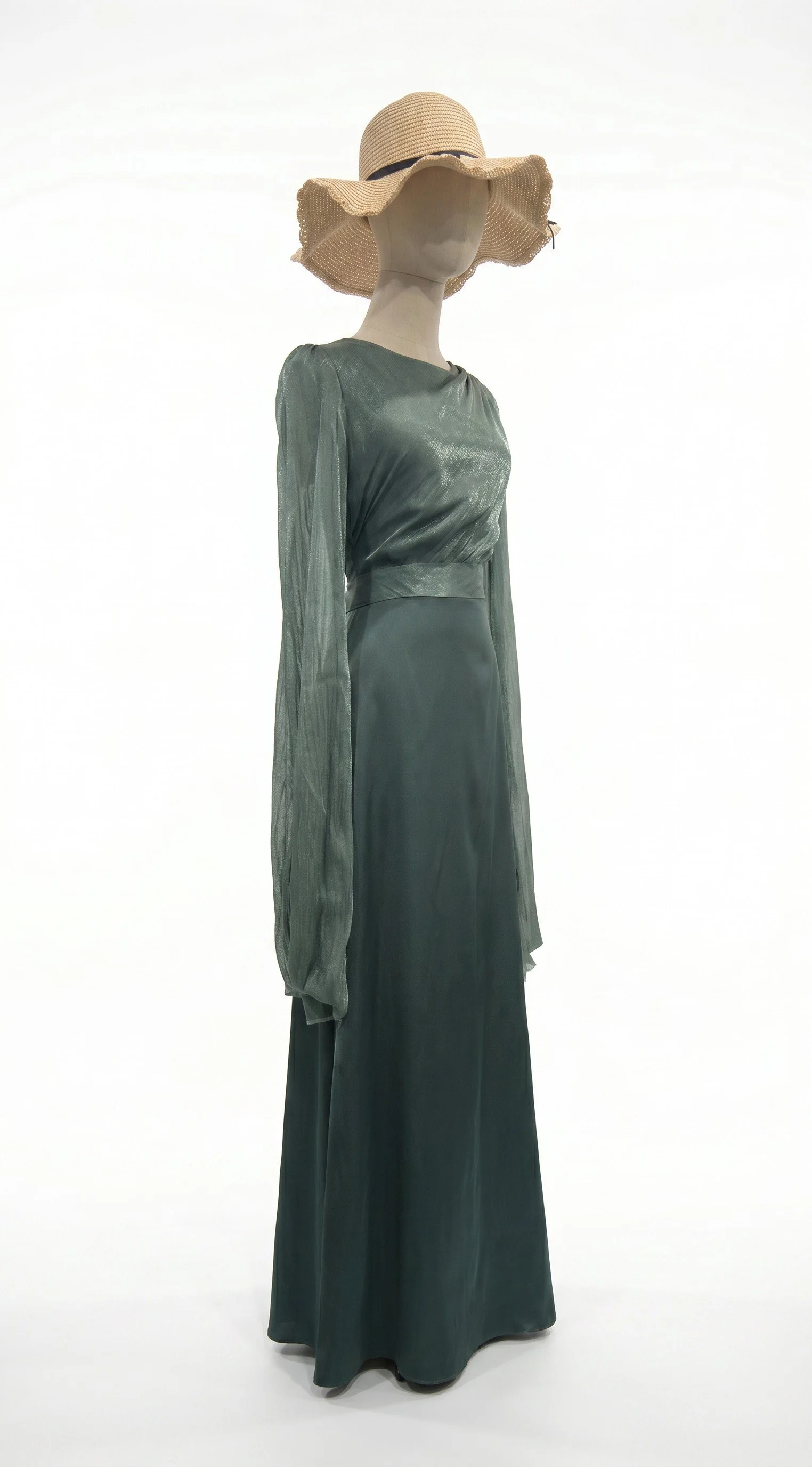 The Statement Sleeve Dress_Green3.jpg
