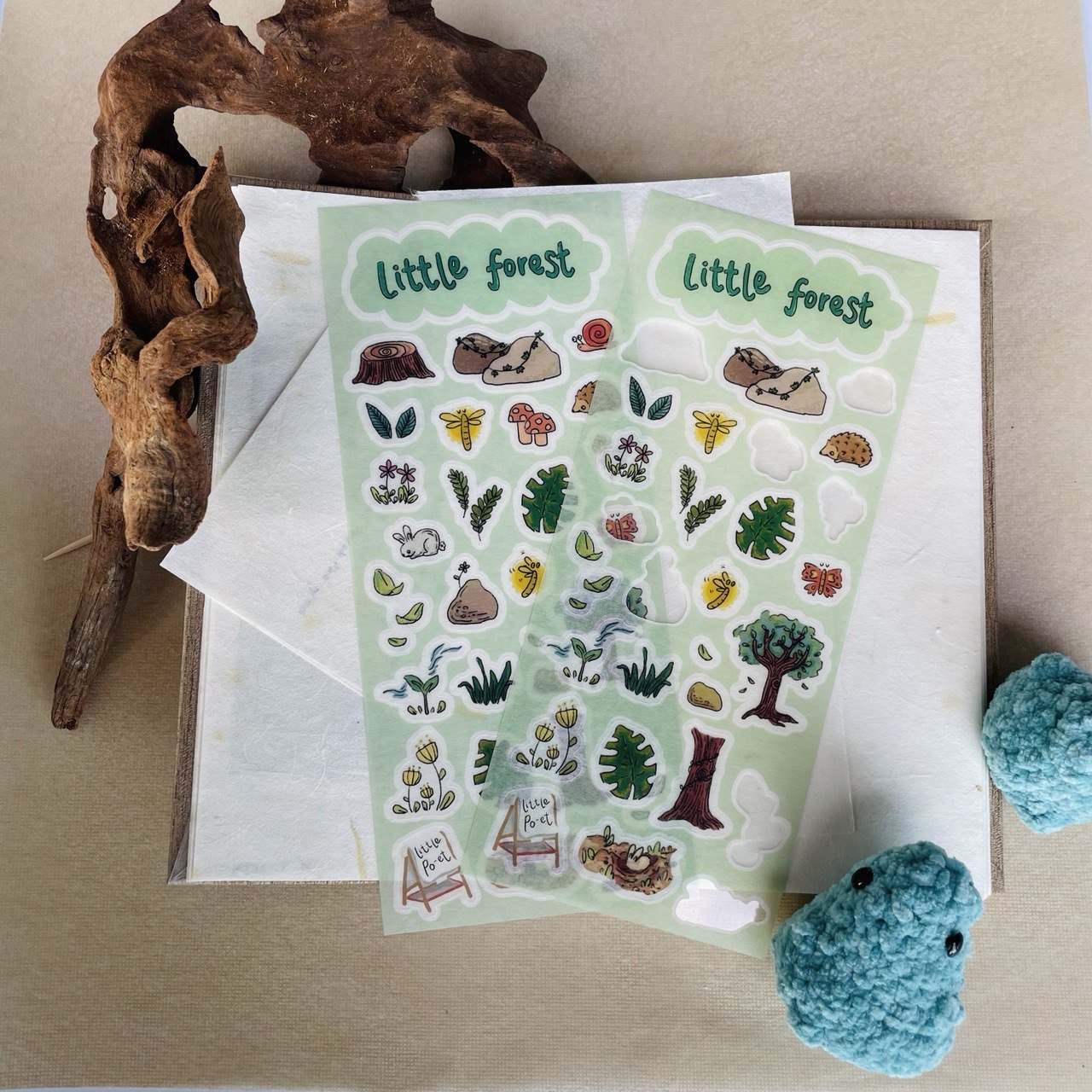Little Forest Washi Sticker Sheet