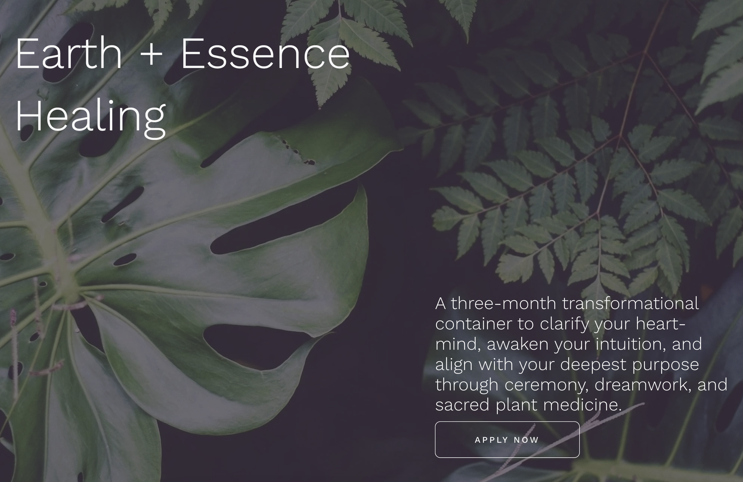 Earth + Essence Spring Cohort