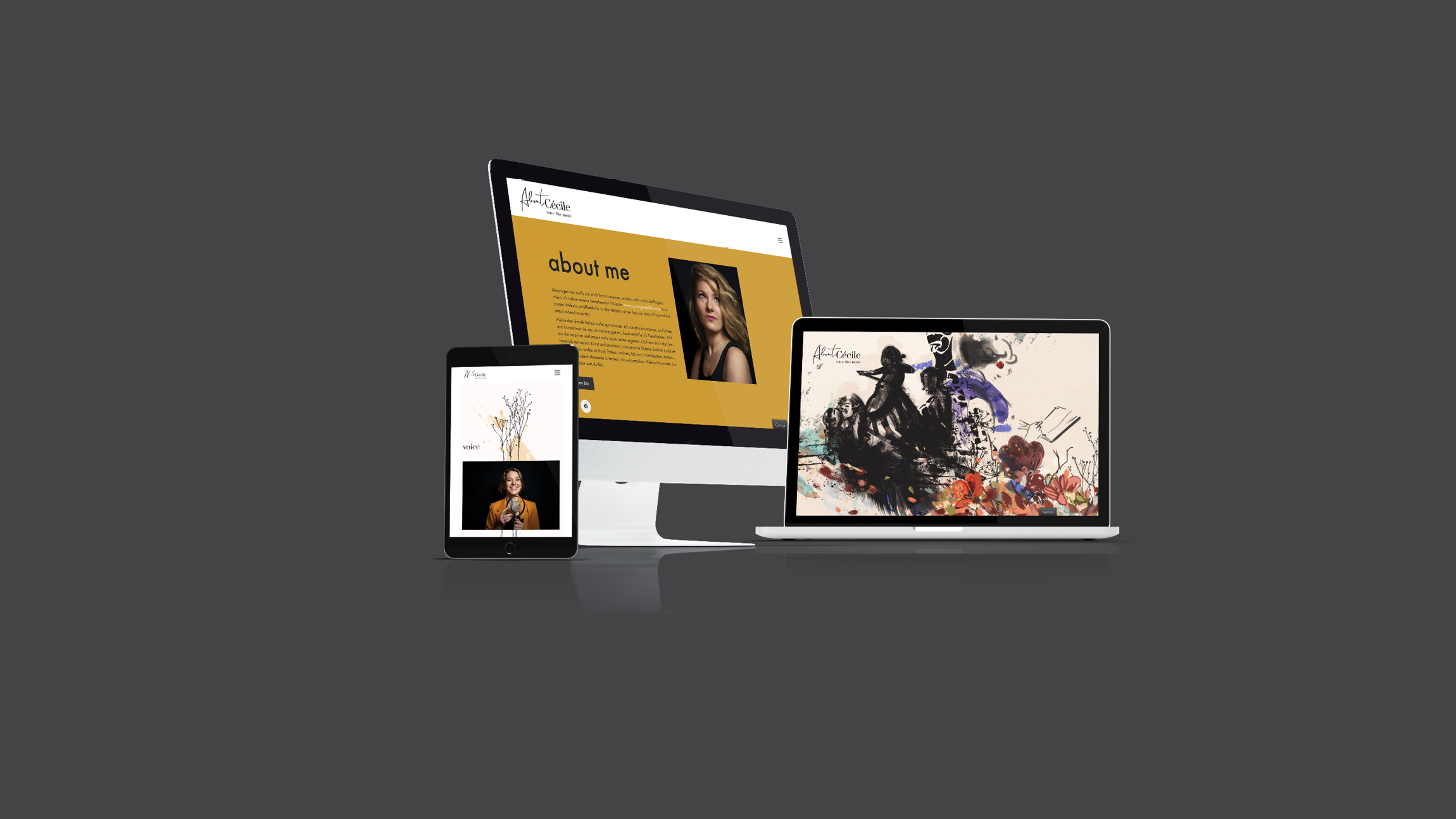 Website: About Cécile