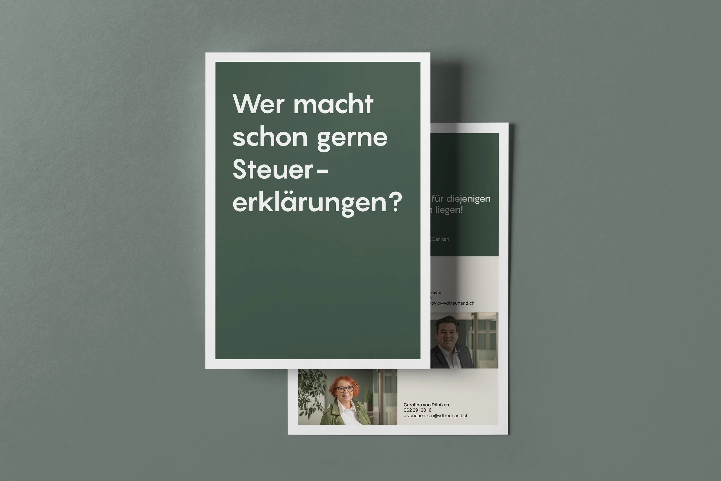 Werbekampagne: von Däniken Treuhand
