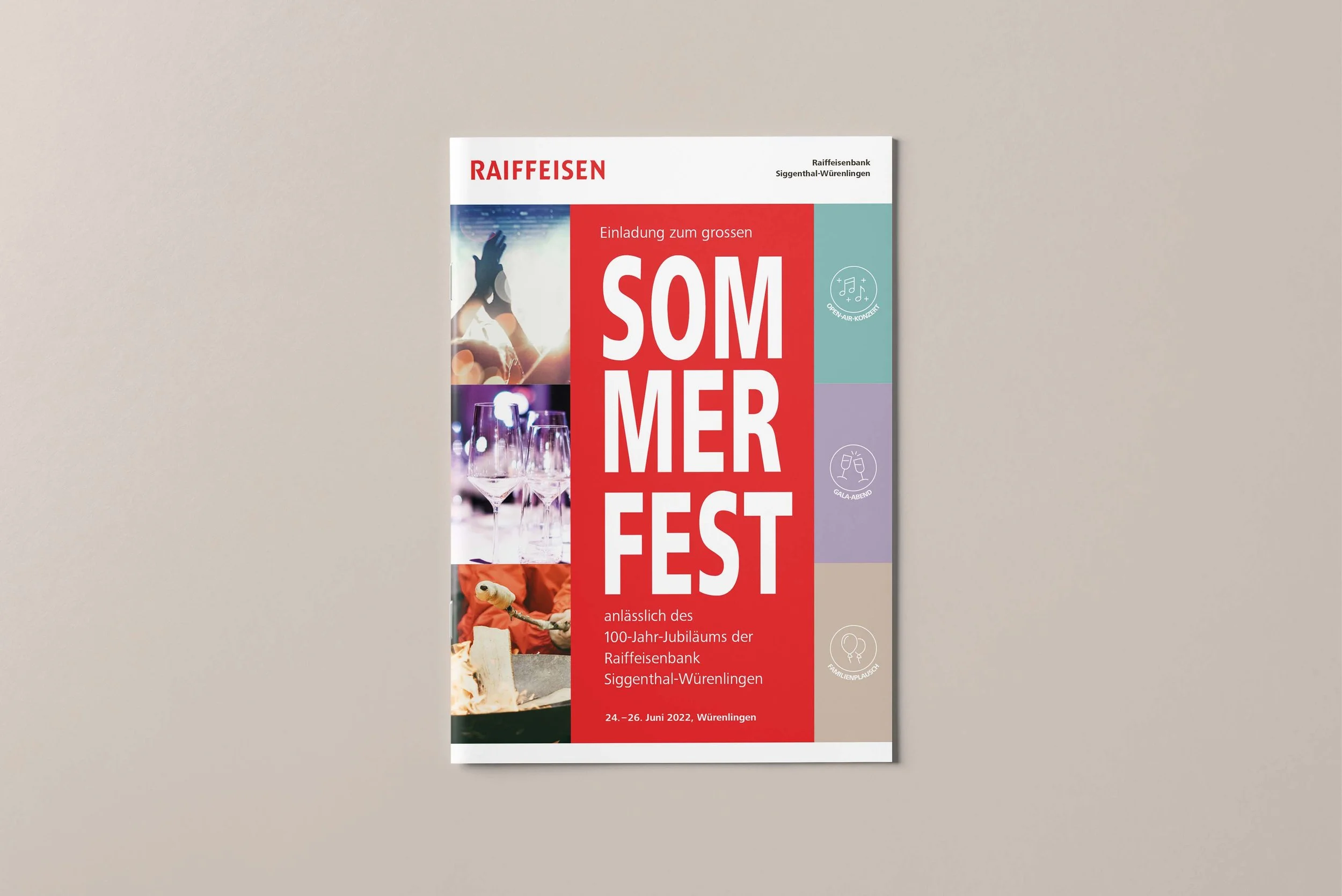 Event: 100-Jahr-Jubiläumsfeier Raiffeisenbank Siggenthal-Würenlingen