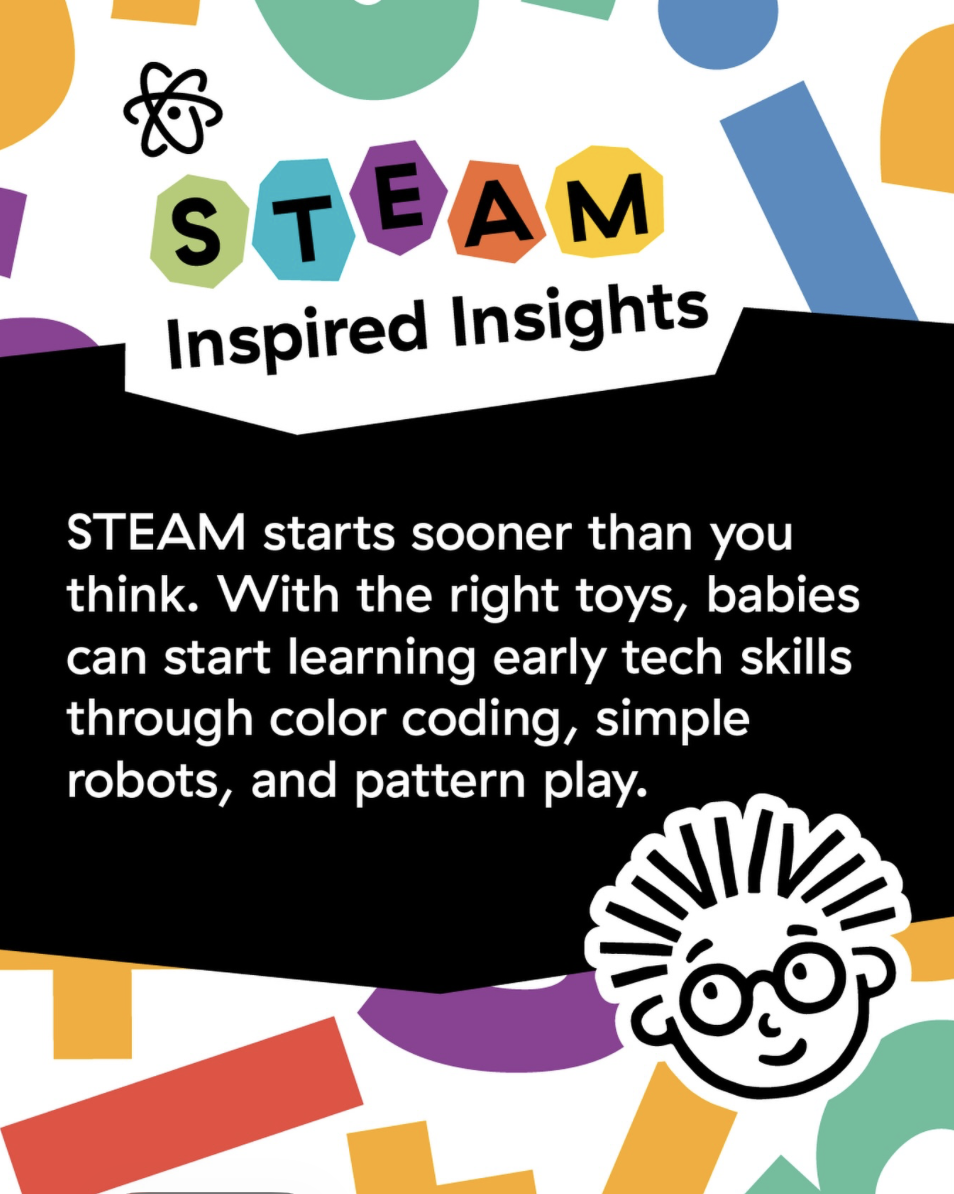 STEAM-inspired educational early development content