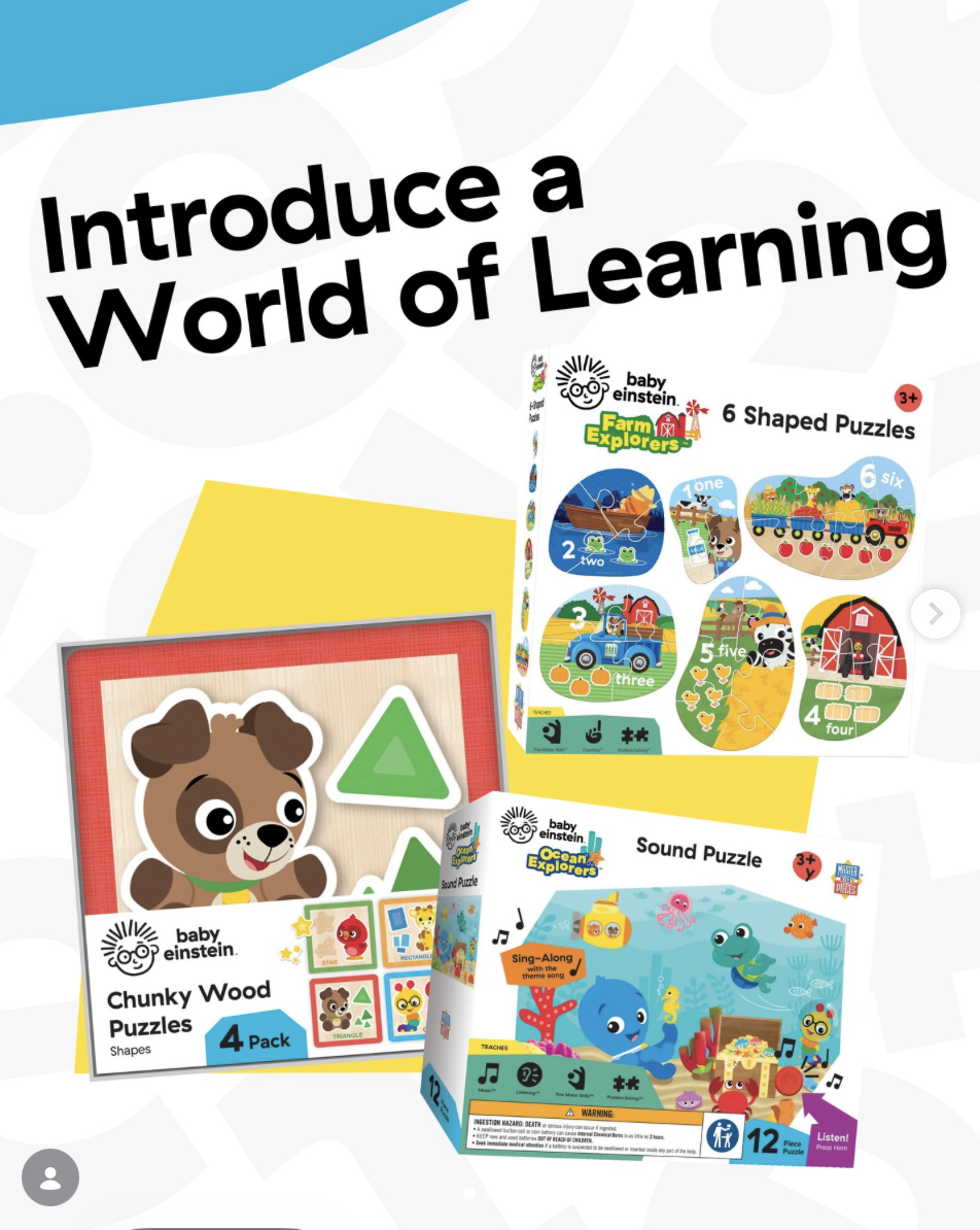 Baby Einstein's Masterpieces Puzzles & Game Sets