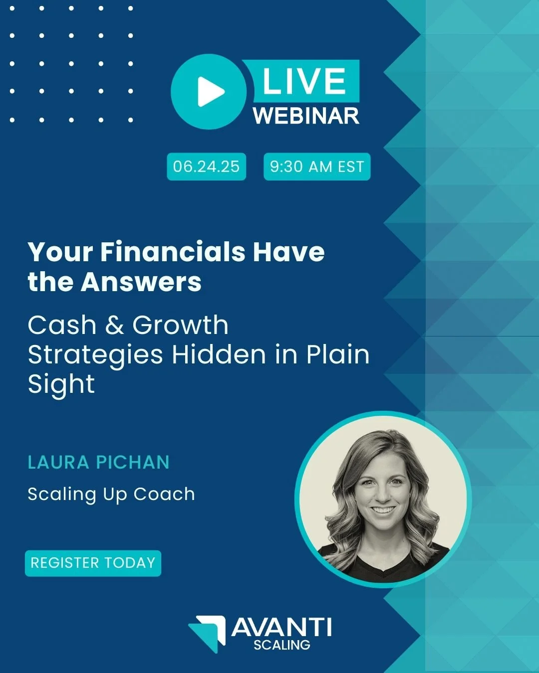 It&rsquo;s baaaack&hellip;
And just in time for the end of Q2.

Not using your financials to plan for Q3?
It&rsquo;s time to think differently.

💥 Cash Flow Clarity returns June 24.
A free 1-hour webinar to help you:
✔ Read the story your numbers ar