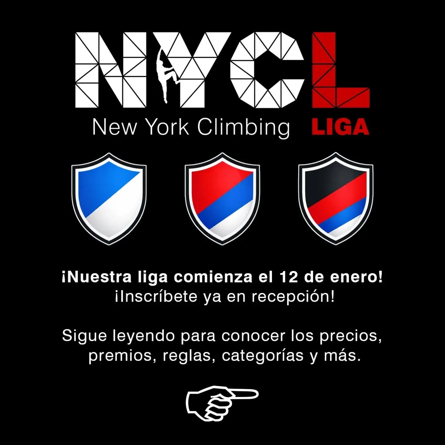 &iexcl;&Uacute;nete a nuestra liga hoy!

#rocodromo #liga #elche #competicion #nycelche