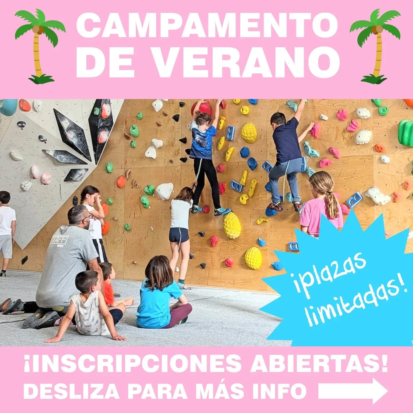 &iexcl;ENLACE EN BIO!

Un campamento de b&uacute;lder para ni&ntilde;os de 5 a 11 a&ntilde;os, dise&ntilde;ado para aprender, divertirse y mantenerse activos en un ambiente seguro y din&aacute;mico. Los participantes disfrutar&aacute;n de clases de e