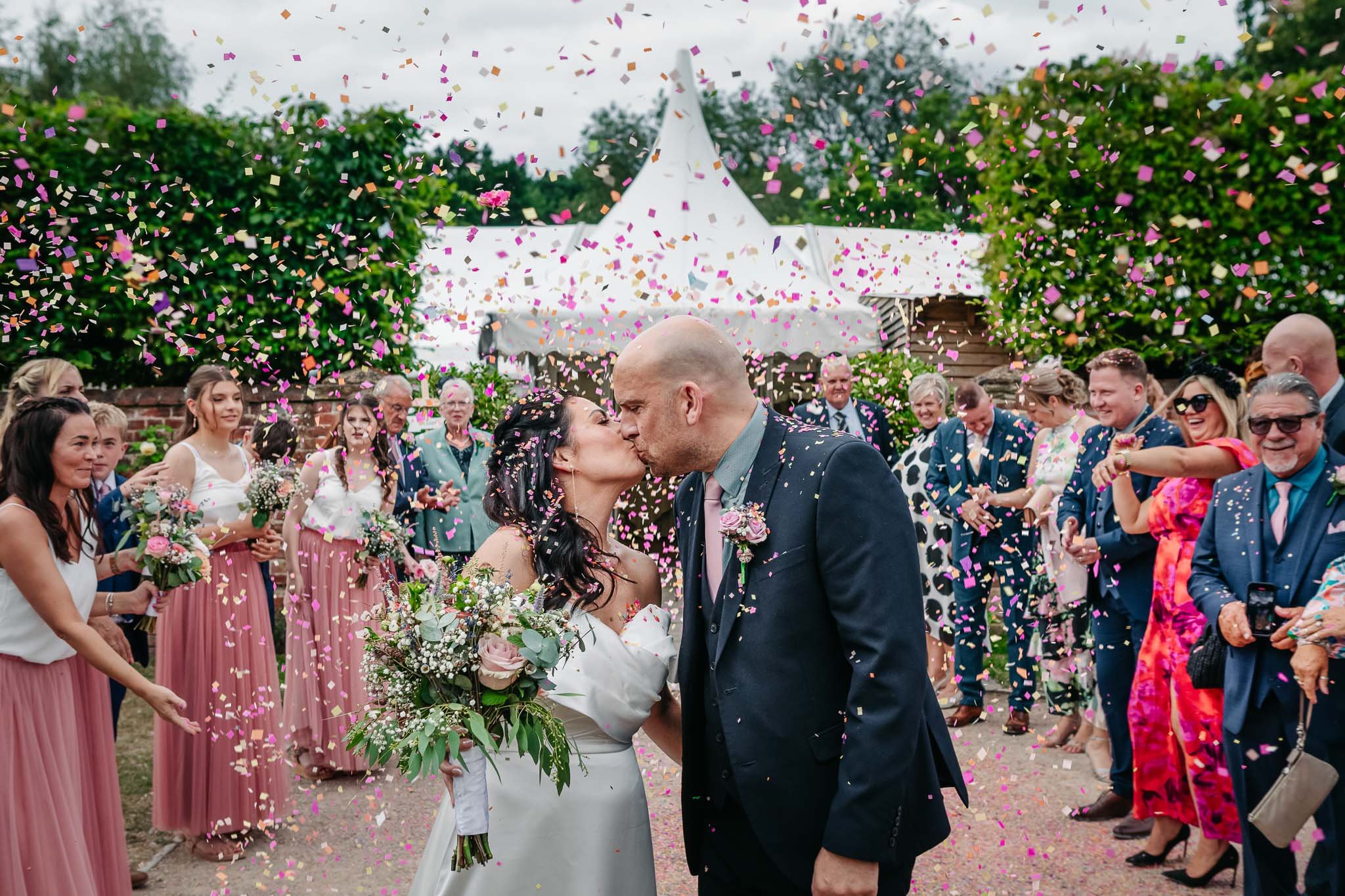 Pippley Walled Garden Wedding Photography