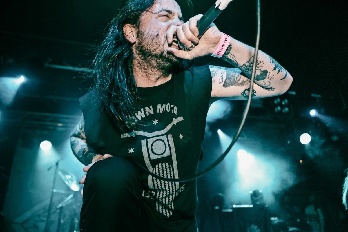 View from the photopit at Rock City, Nottingham, as Cancer Bats play the main stage