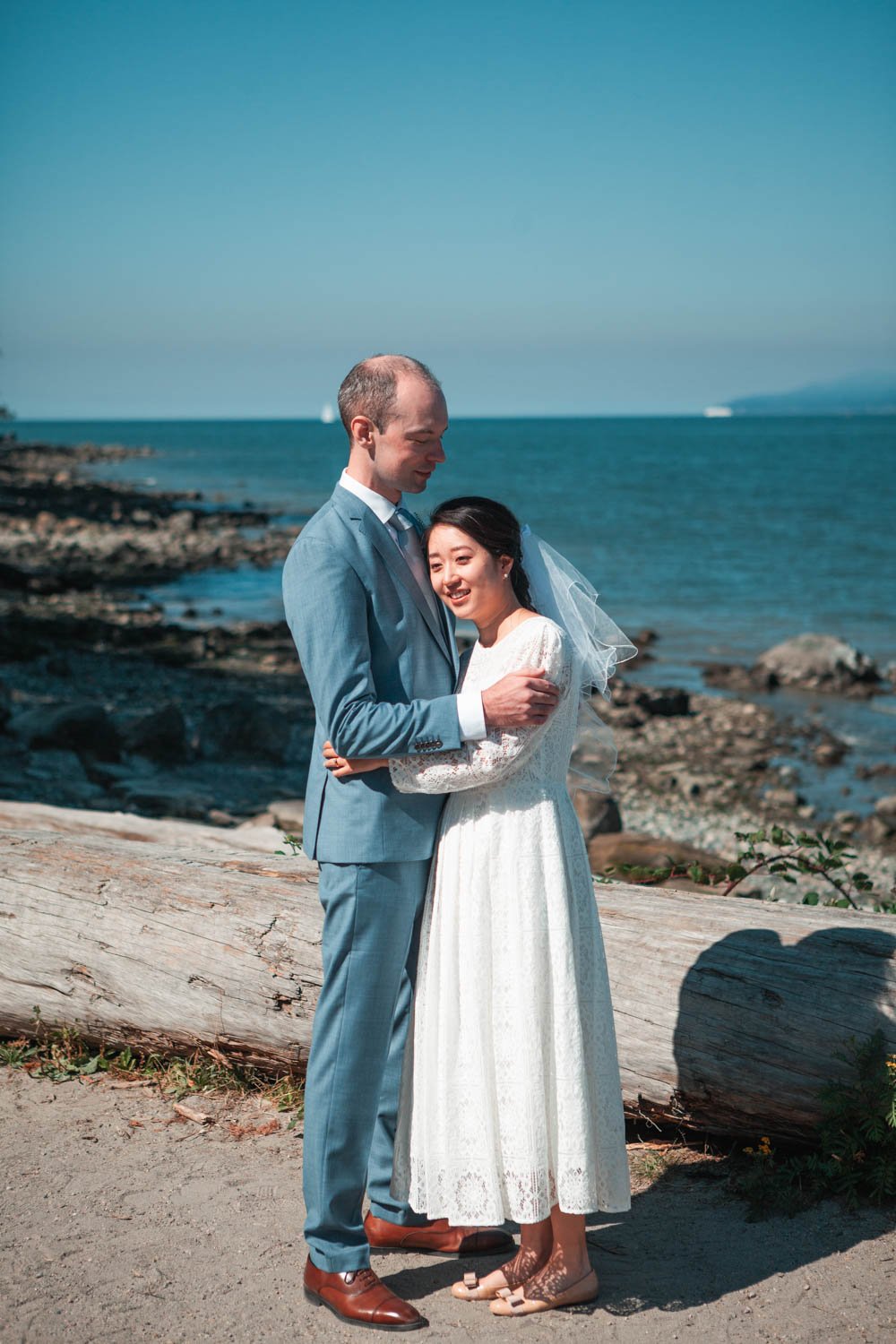 beach elopement in Canada
