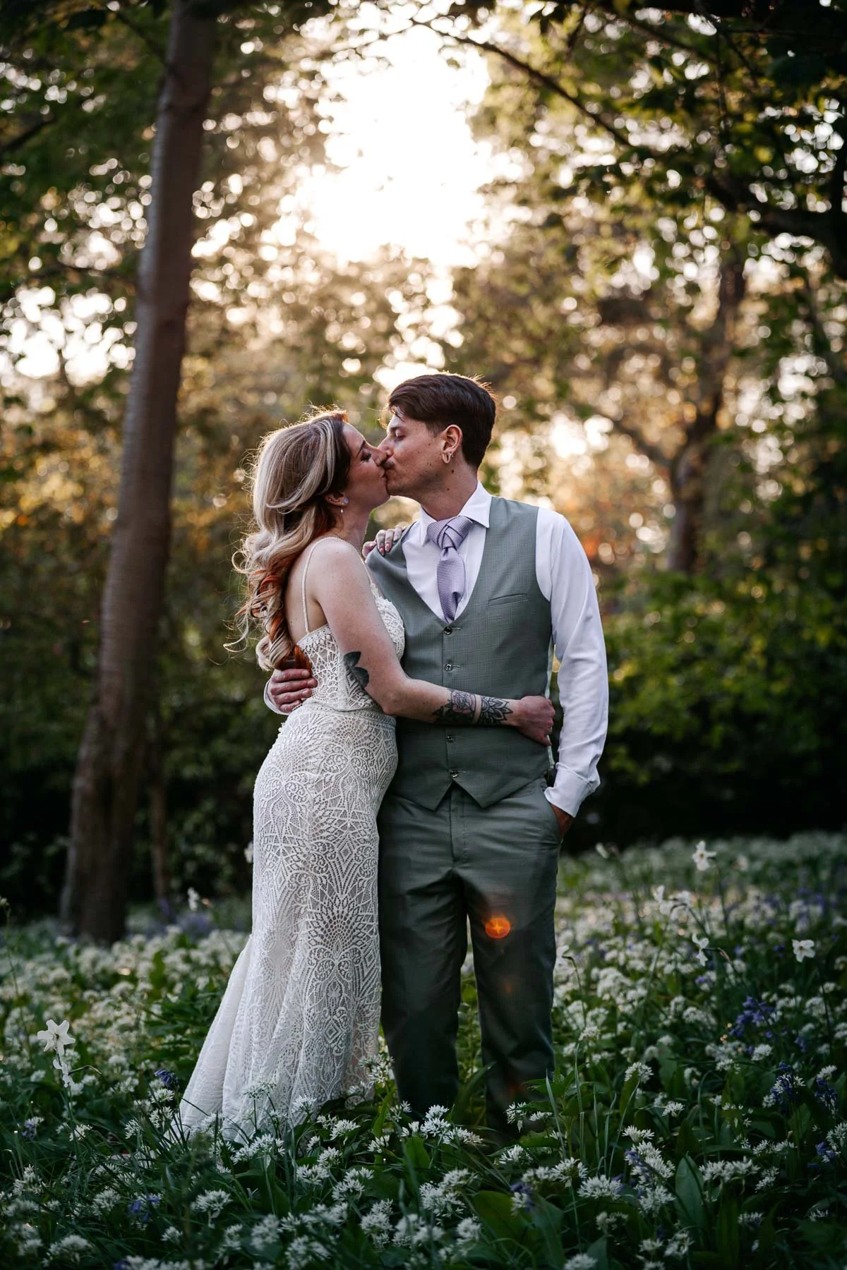 golden hour kiss
