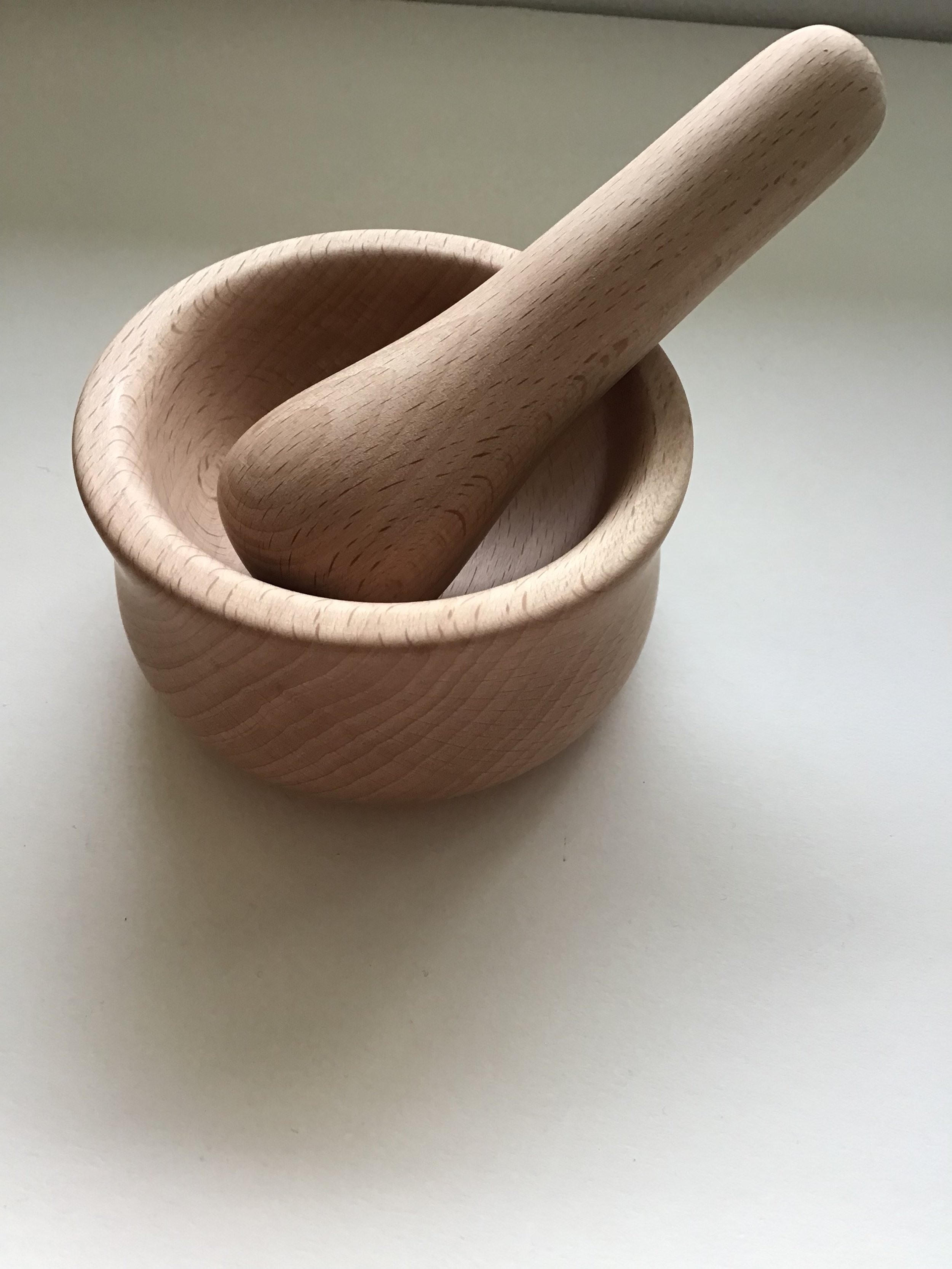 Beech Pestle and Mortar