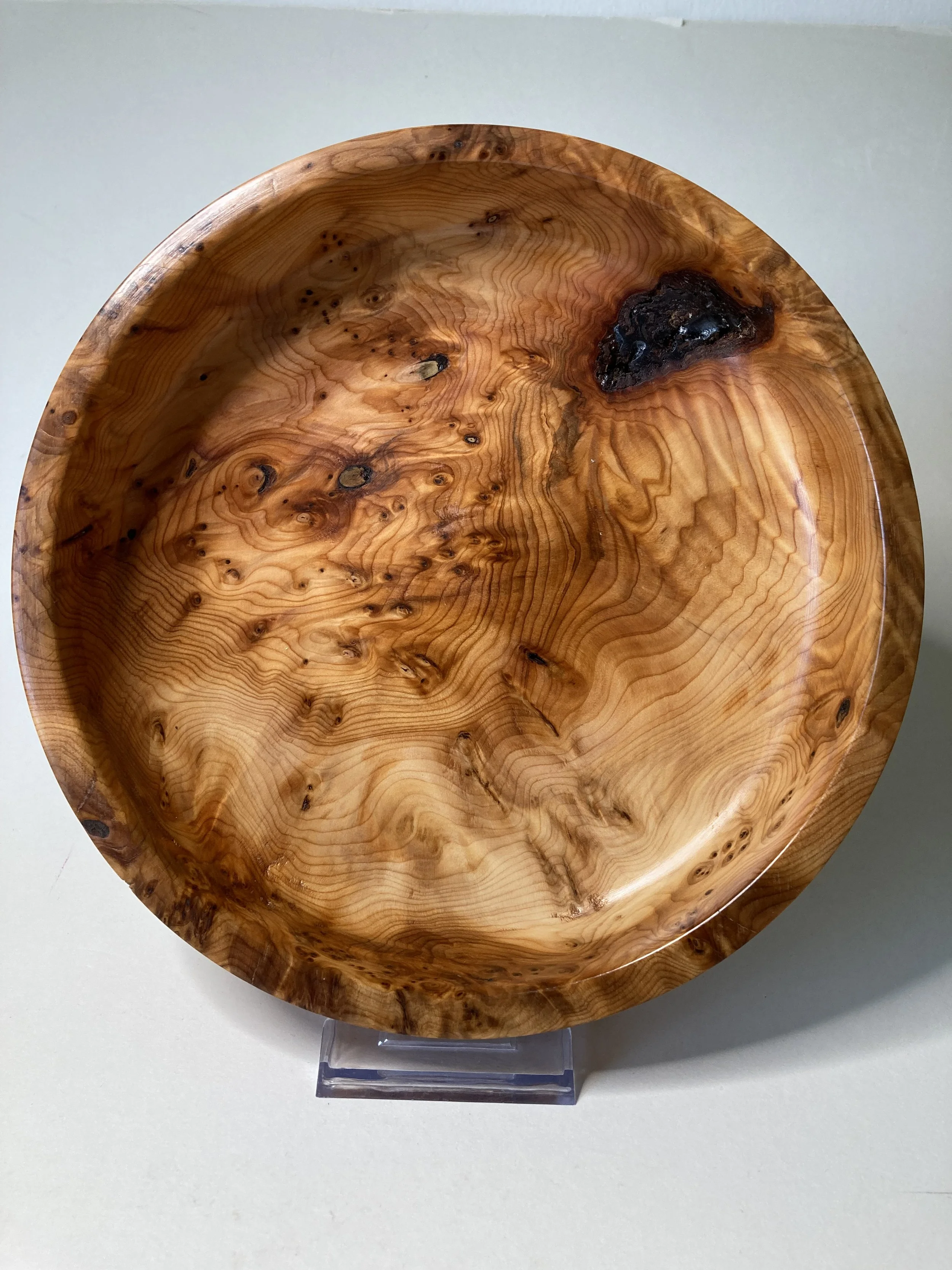 Yew Burl Bowl