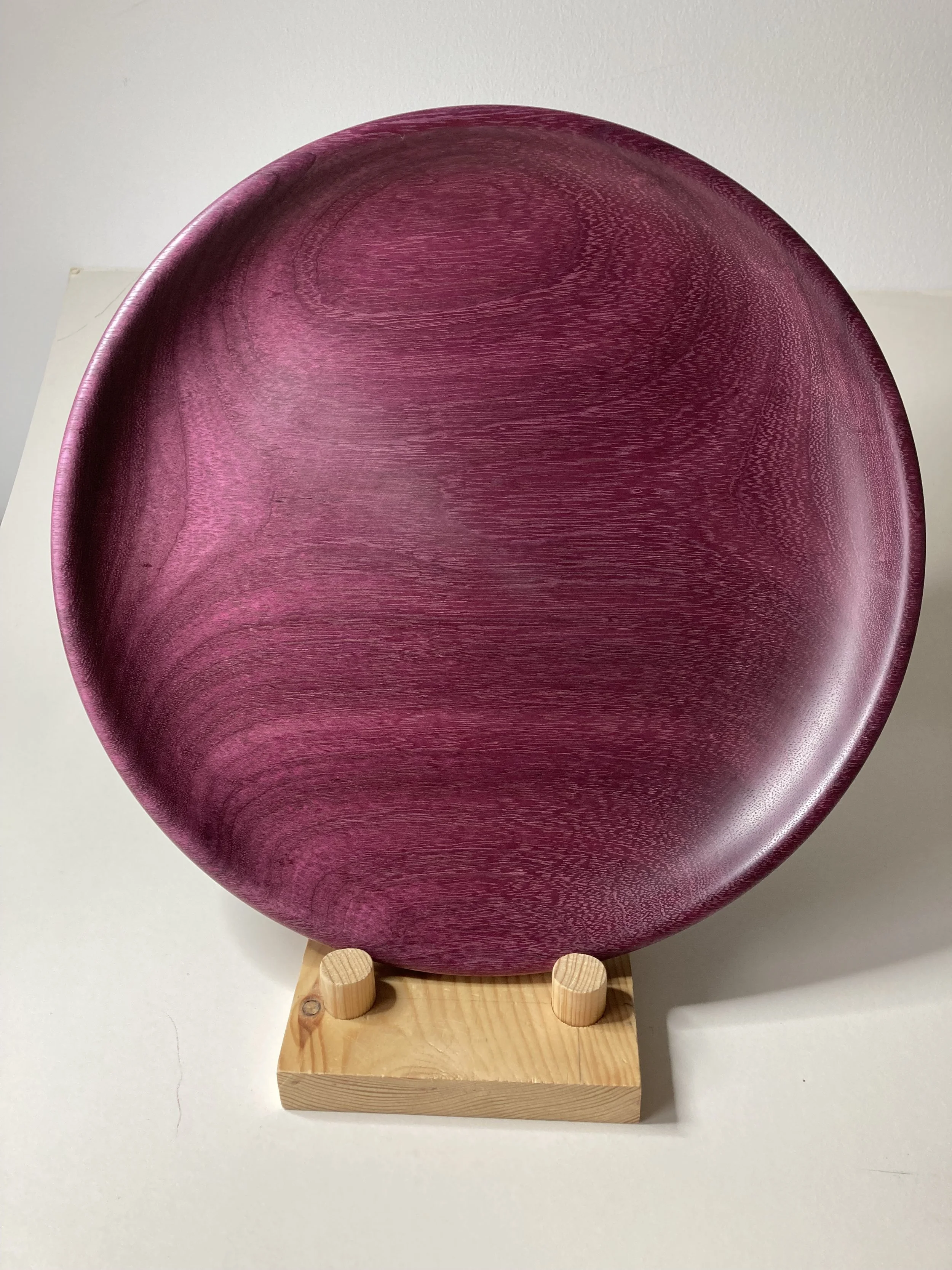 Purpleheart platter