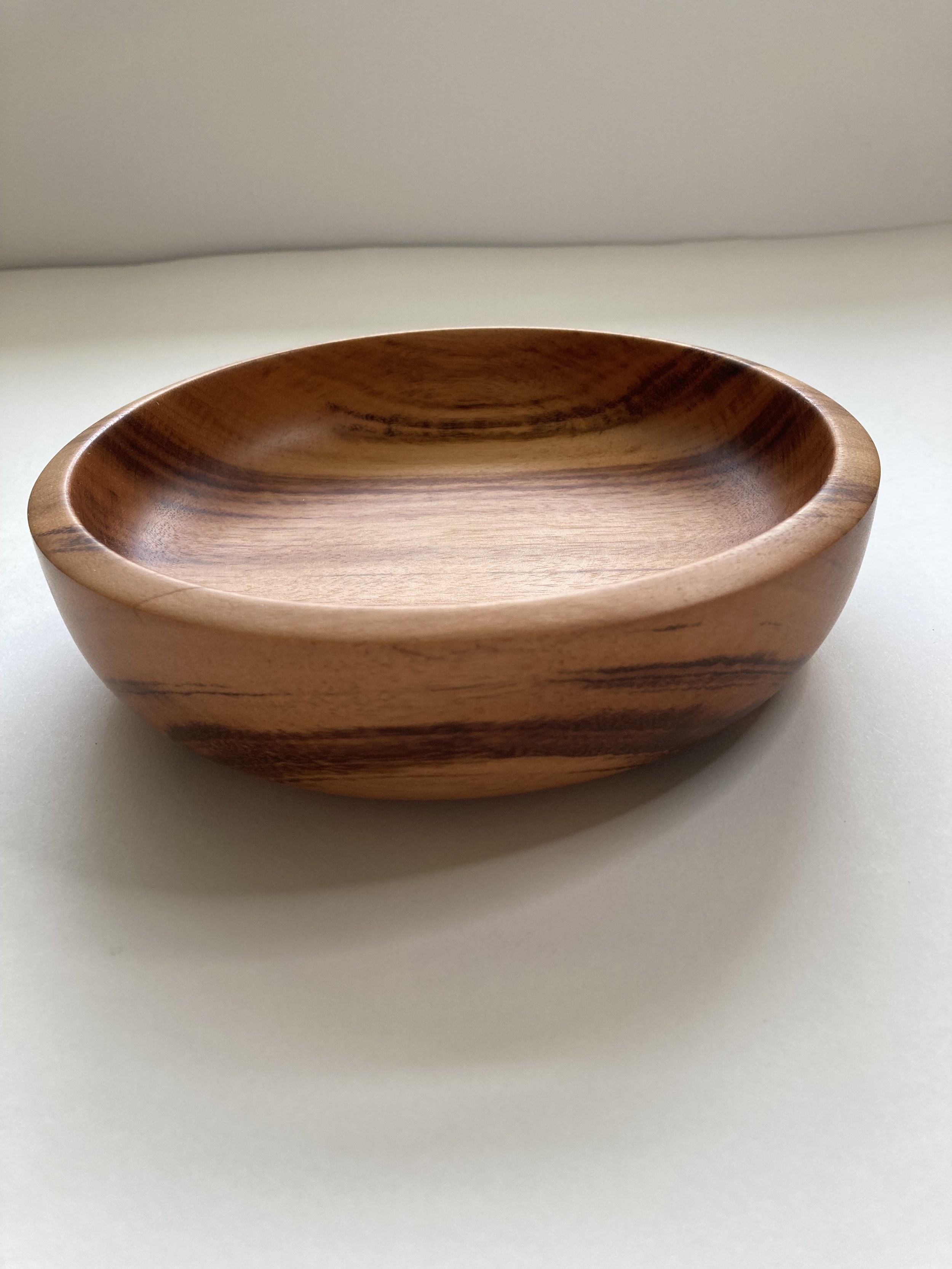 Heavy Tiger Wood Bowl